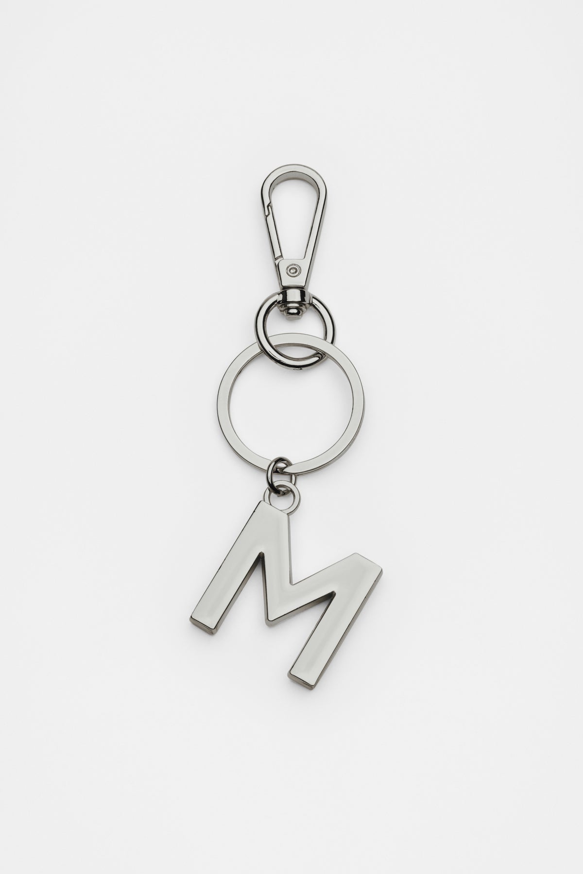 Silver Initials Keyring