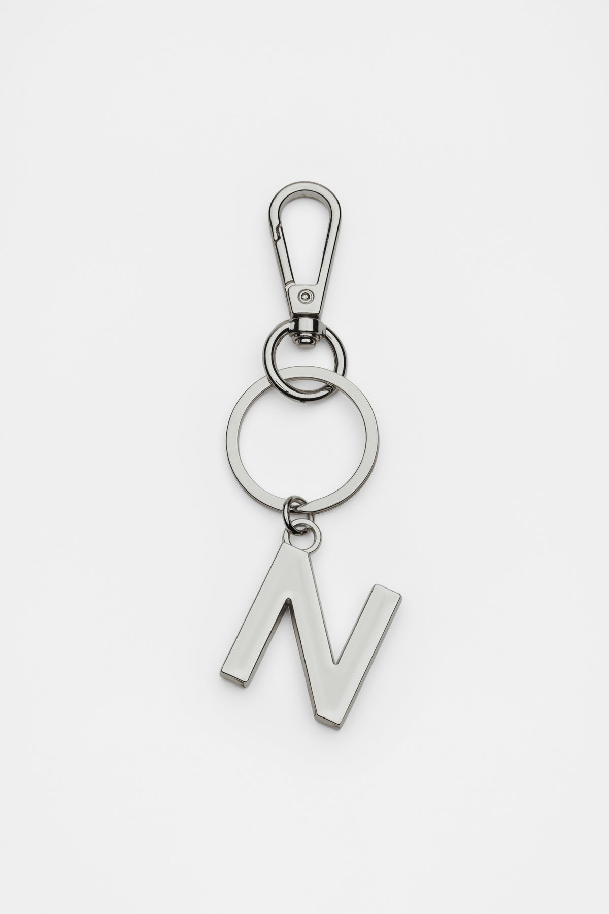 Silver Initials Keyring
