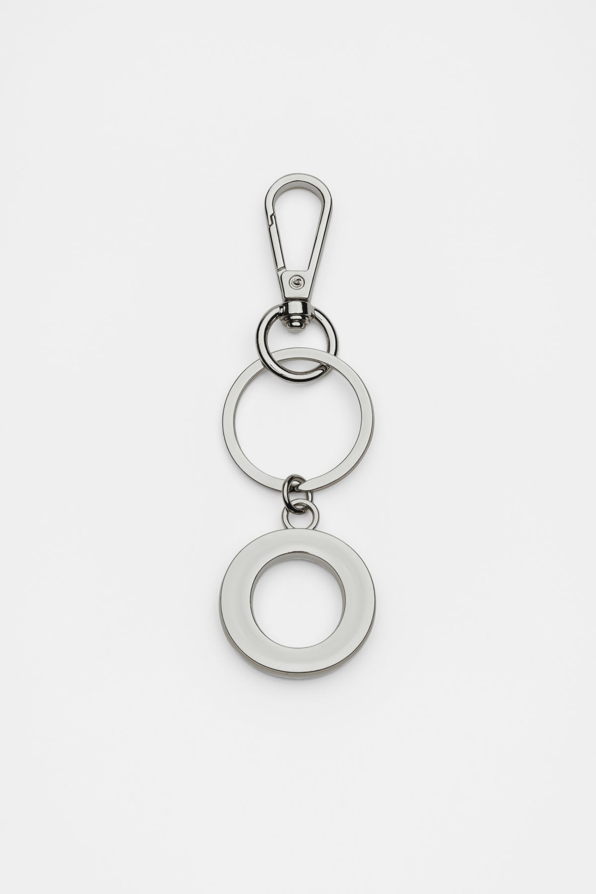 Silver Initials Keyring