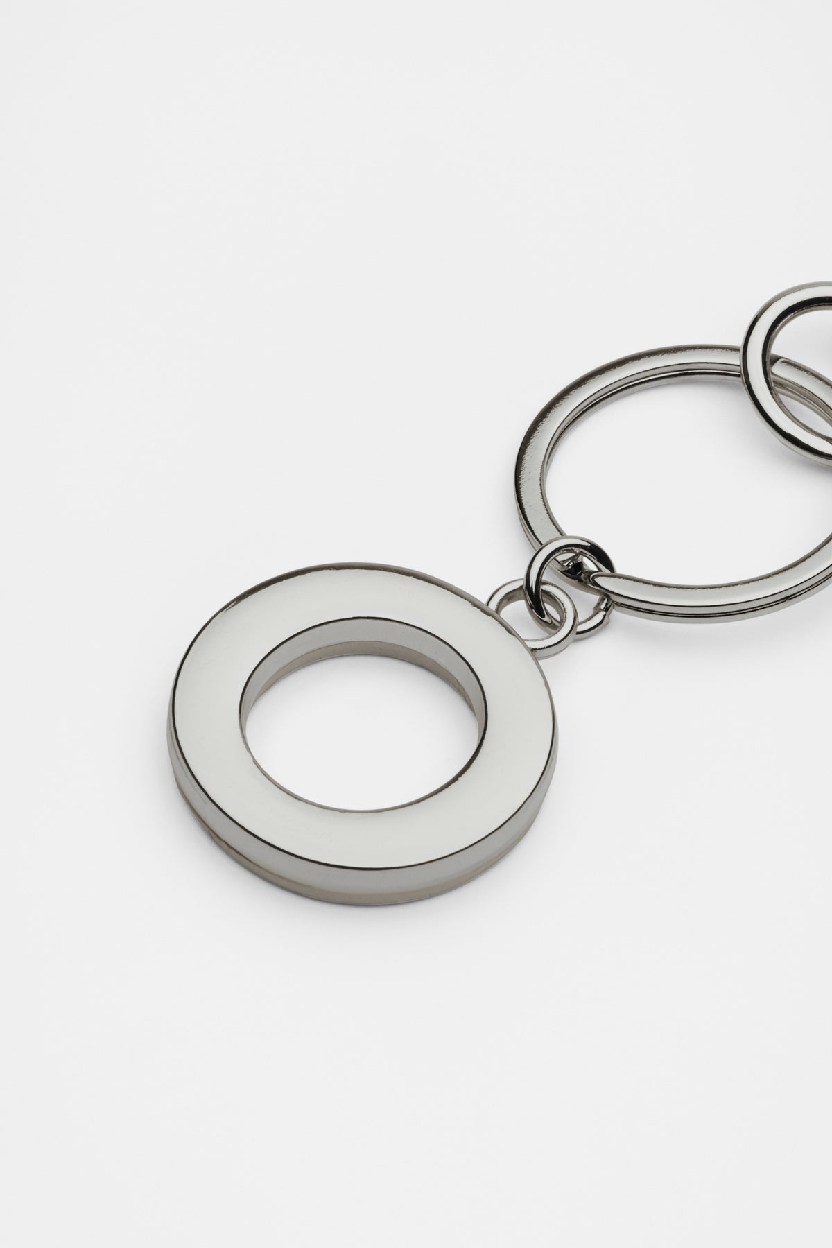 Silver Initials Keyring