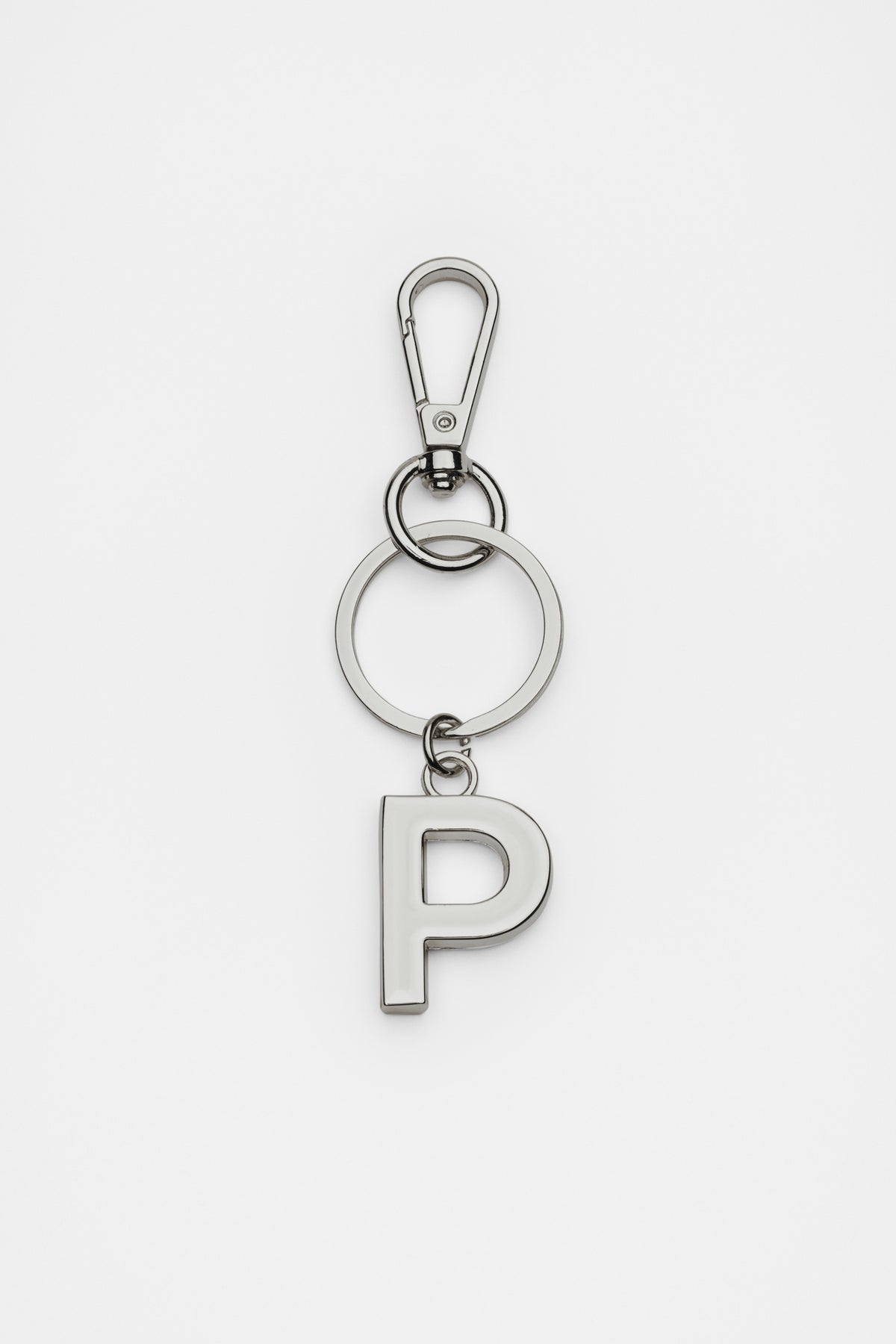 Silver Initials Keyring