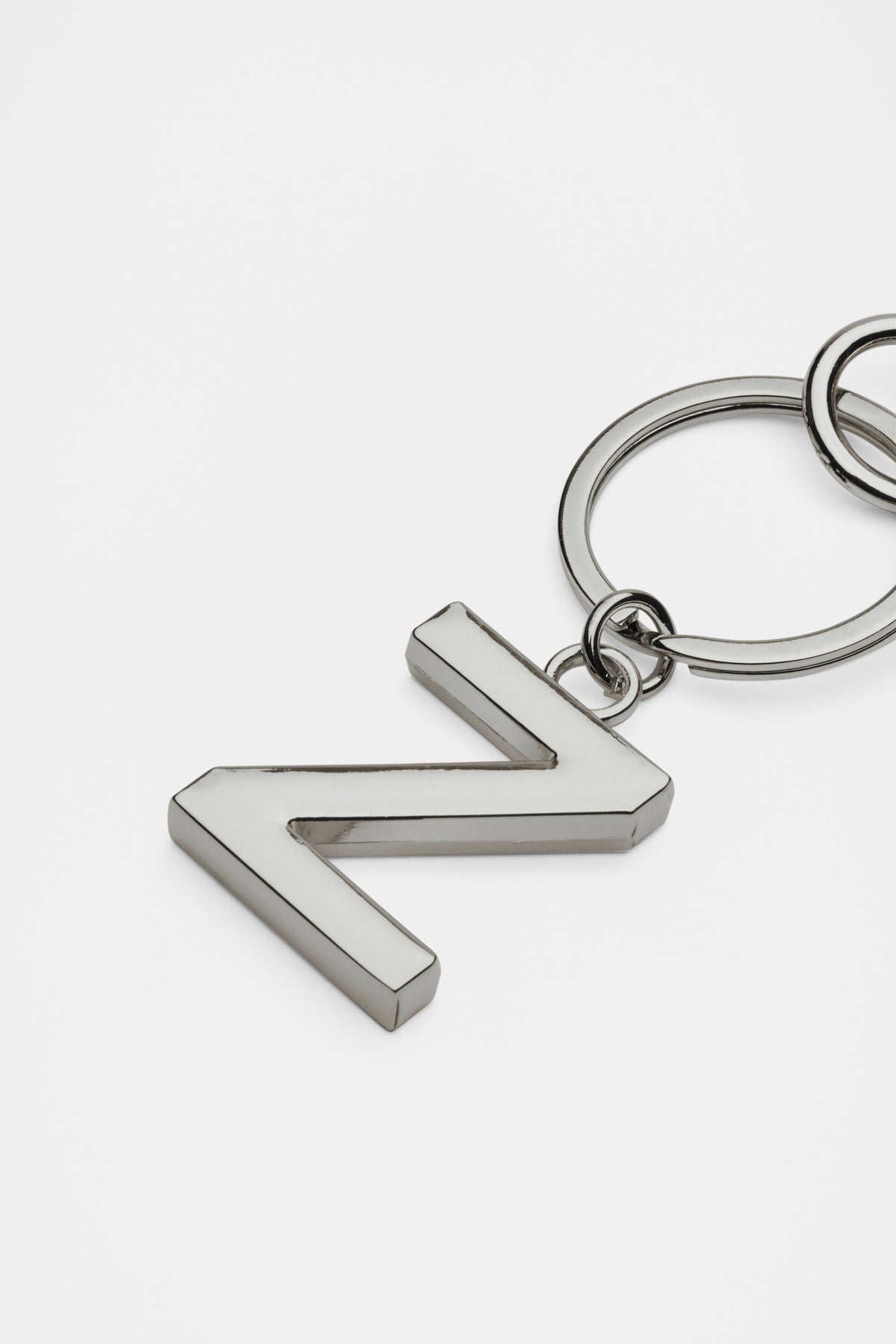 Silver Initials Keyring