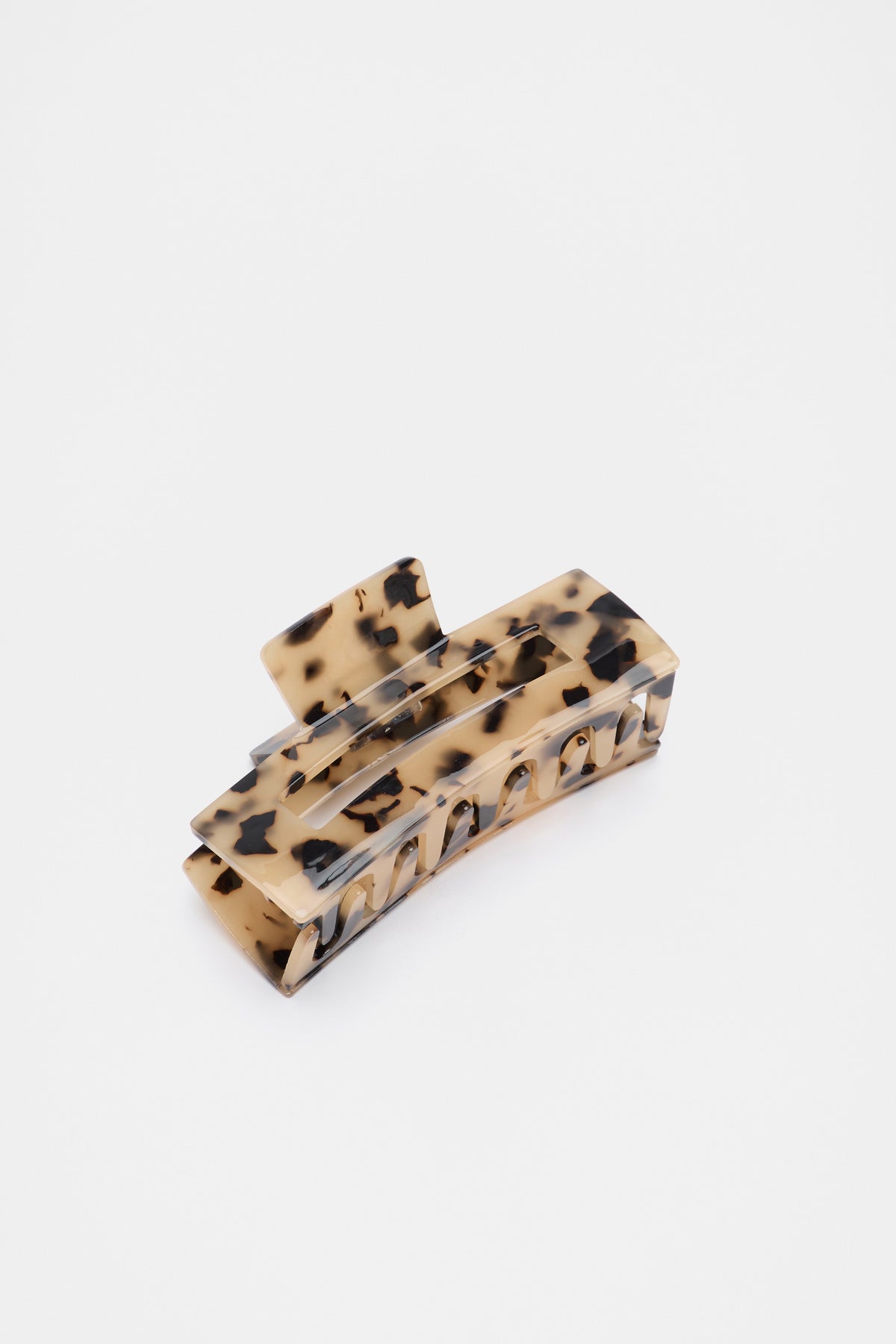Acetate Rectangle Hair Claw
