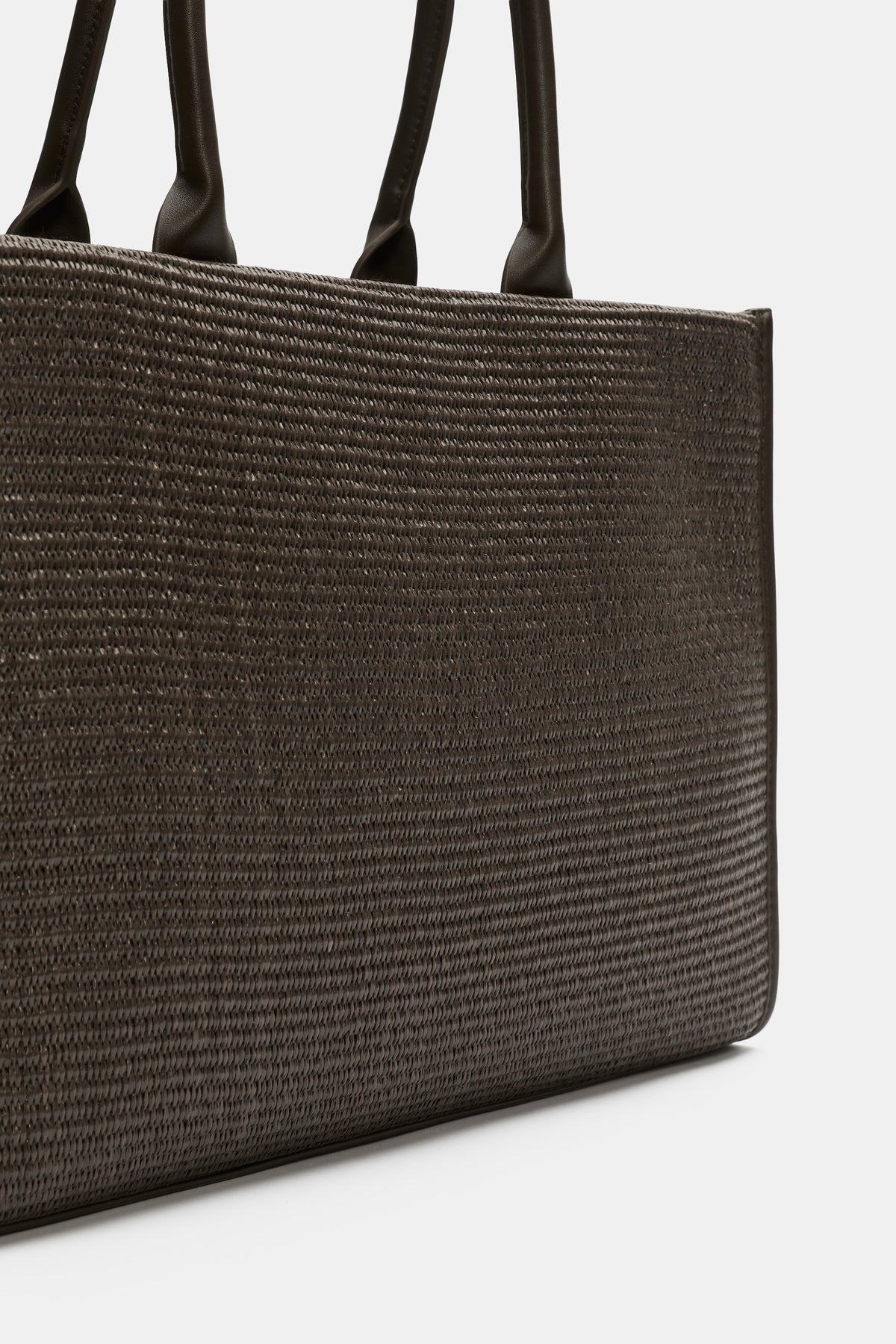 Structured Woven Tote
