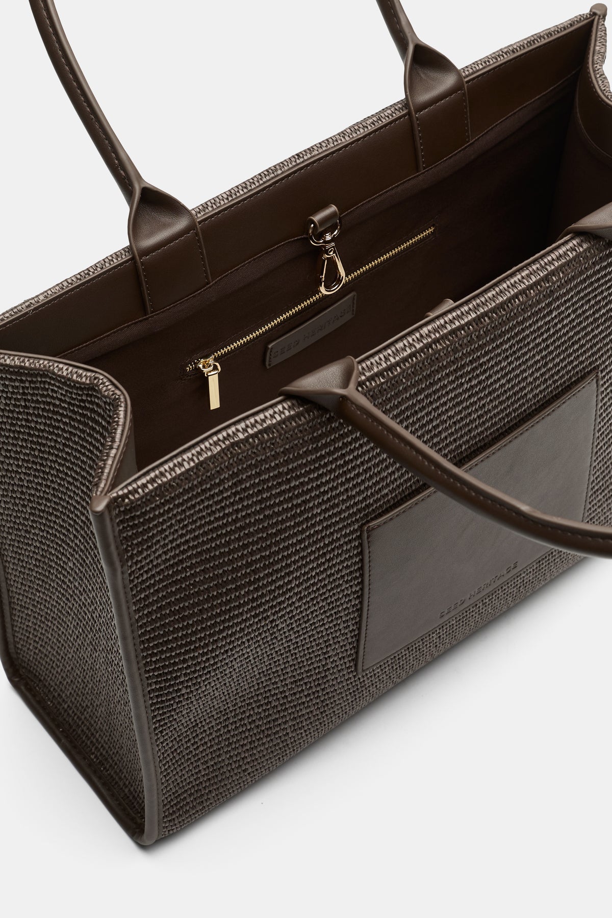 Structured Woven Tote