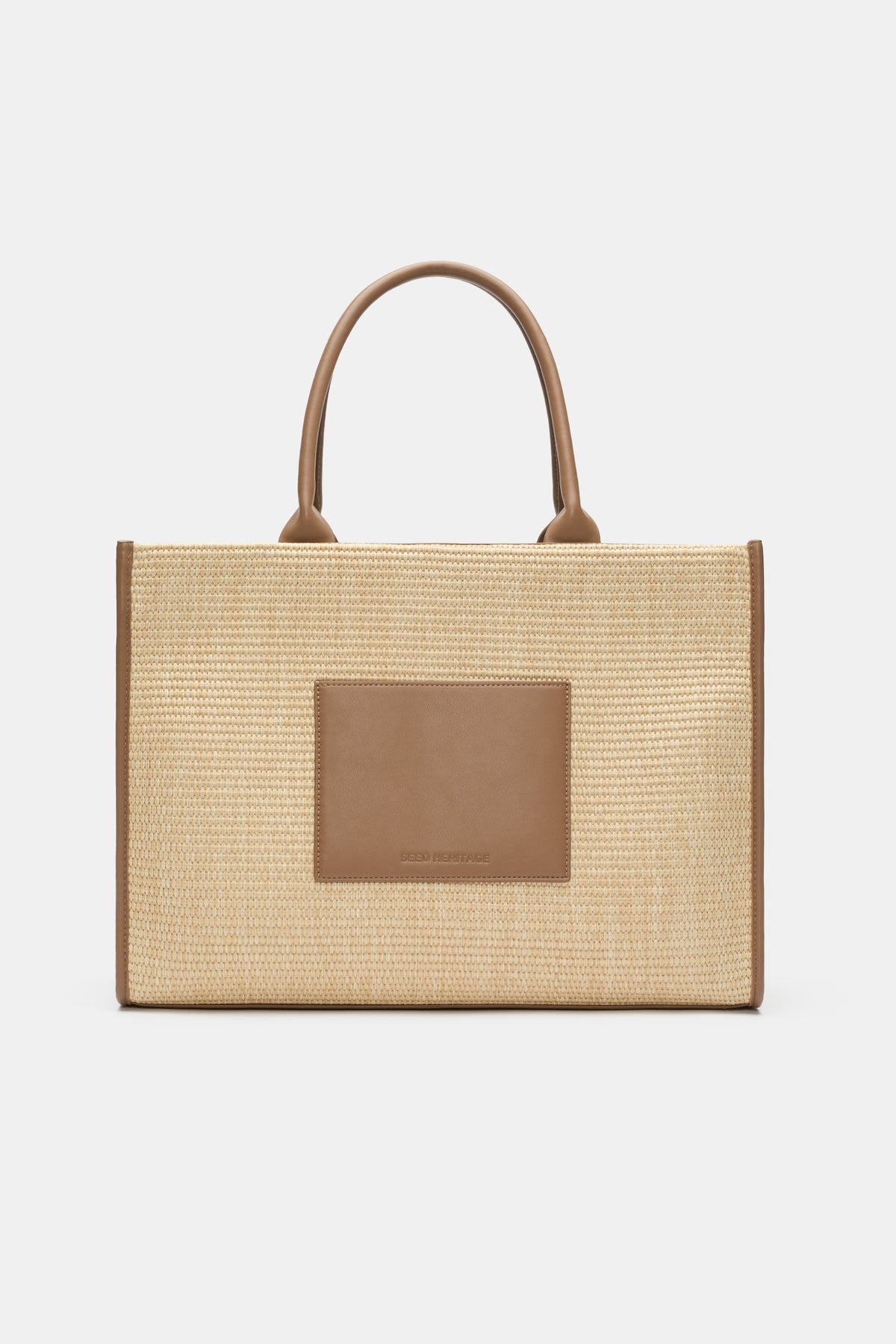 Structured Woven Tote