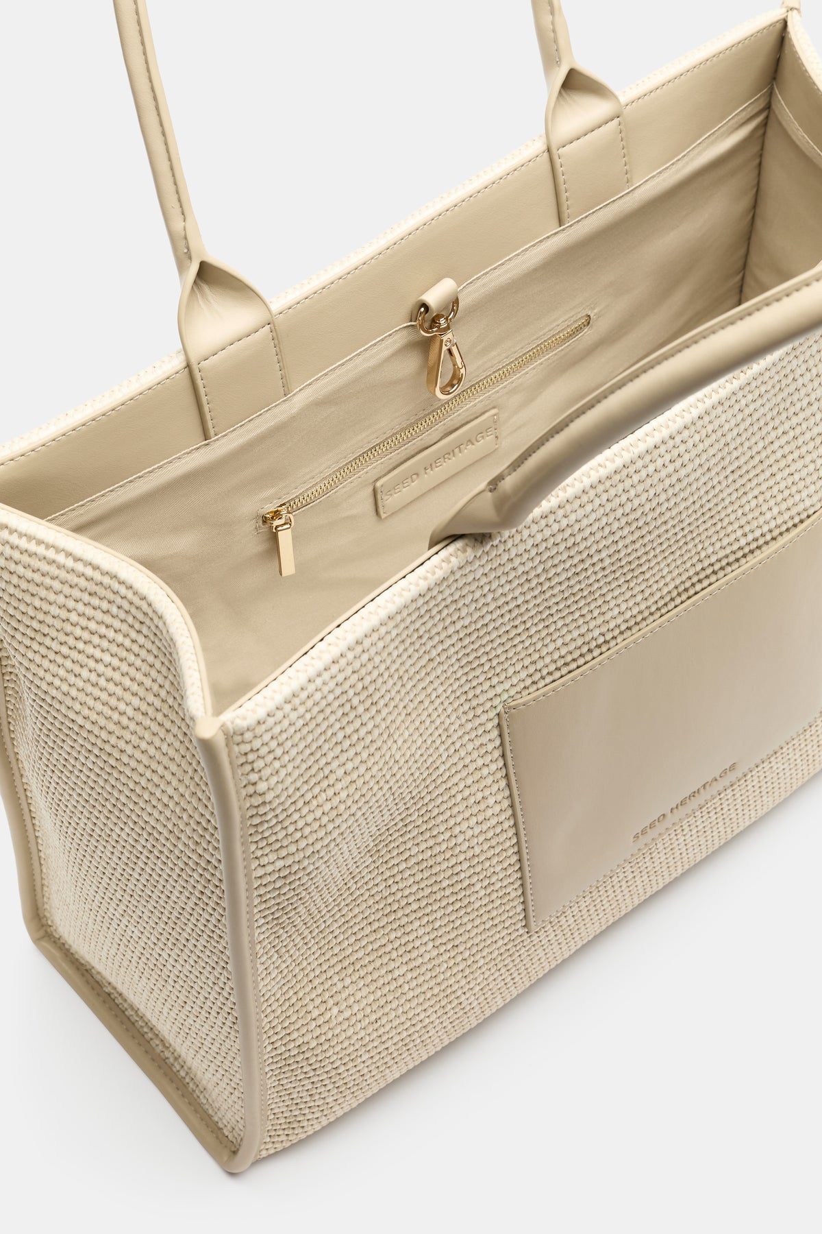 Structured Woven Tote