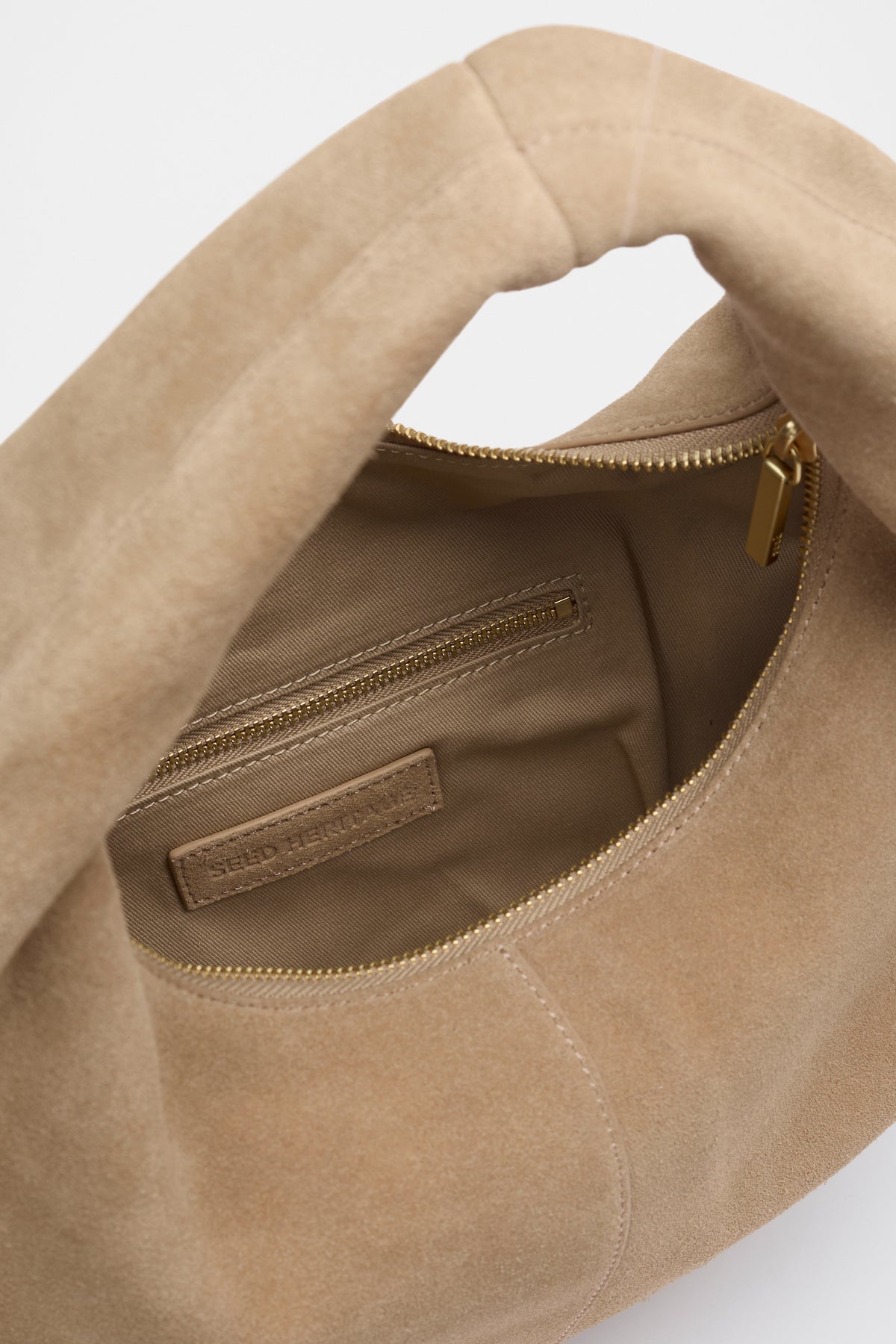 Leather Hobo Shoulder Bag