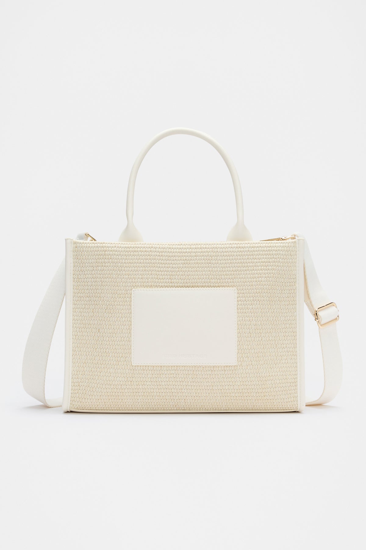 Structured Woven Mini Tote