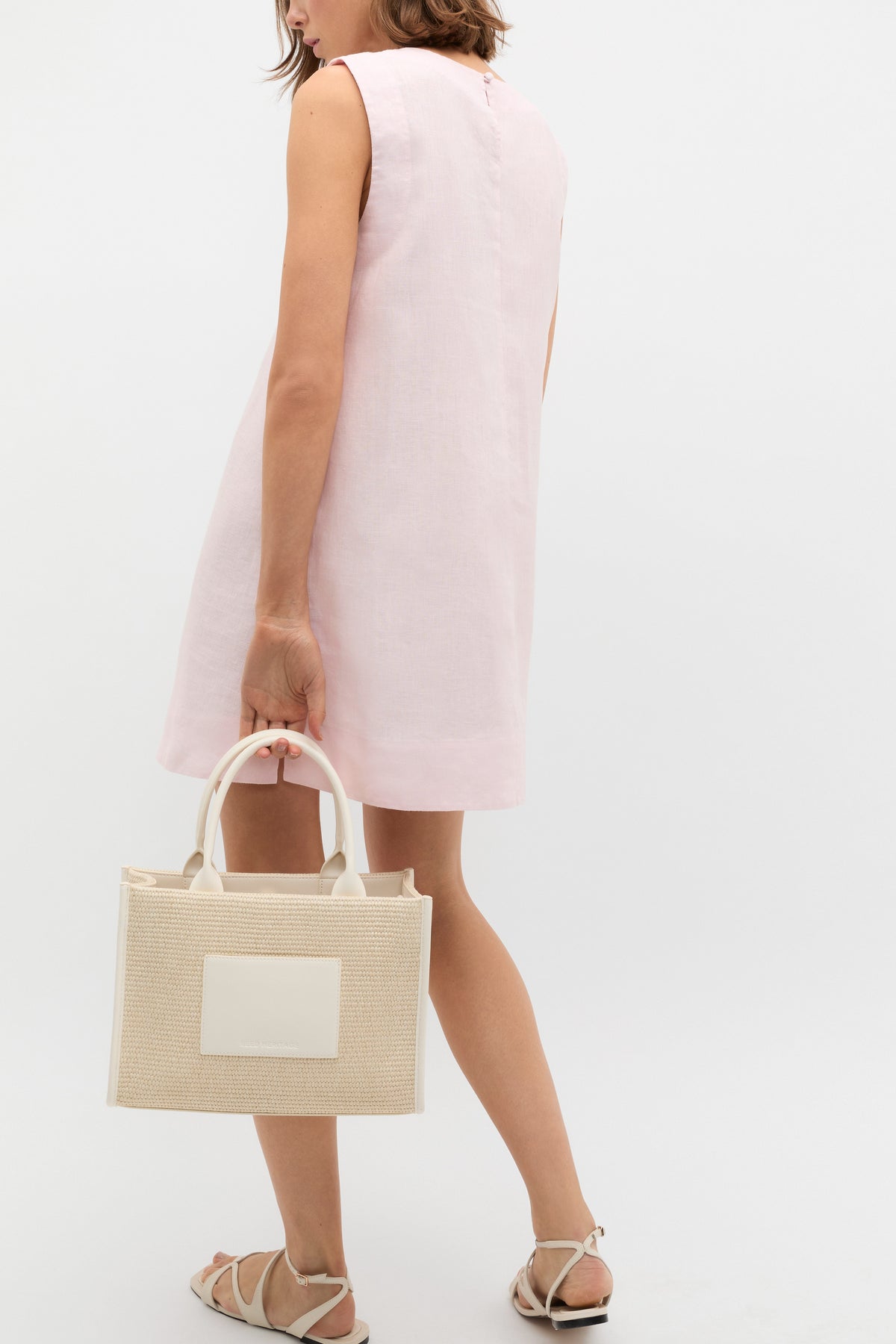 Structured Woven Mini Tote