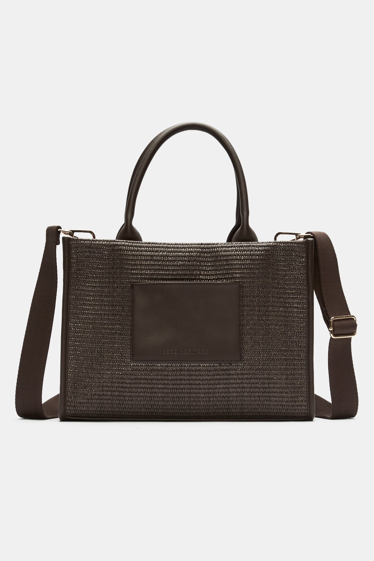 Structured Woven Mini Tote