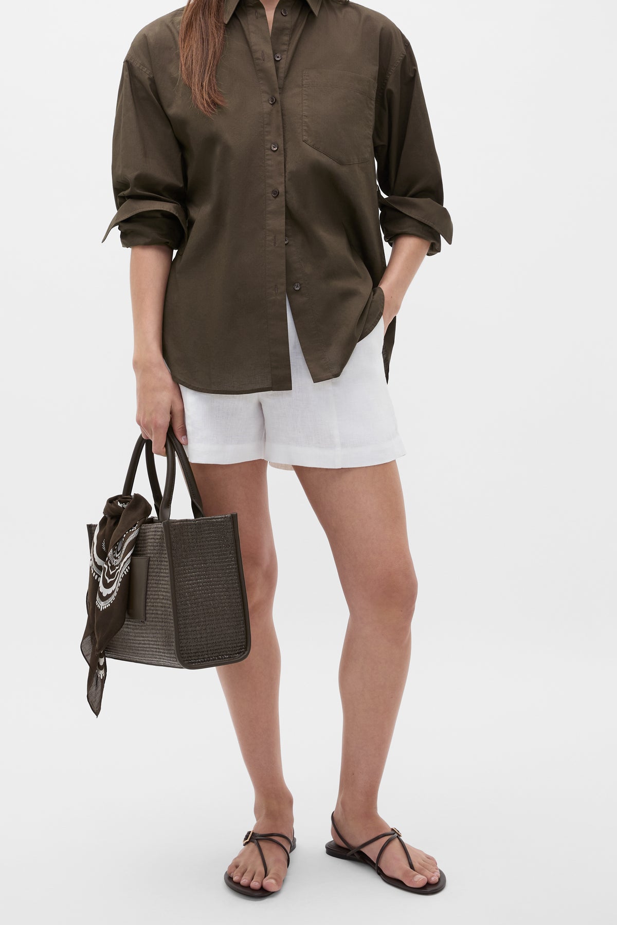 Structured Woven Mini Tote