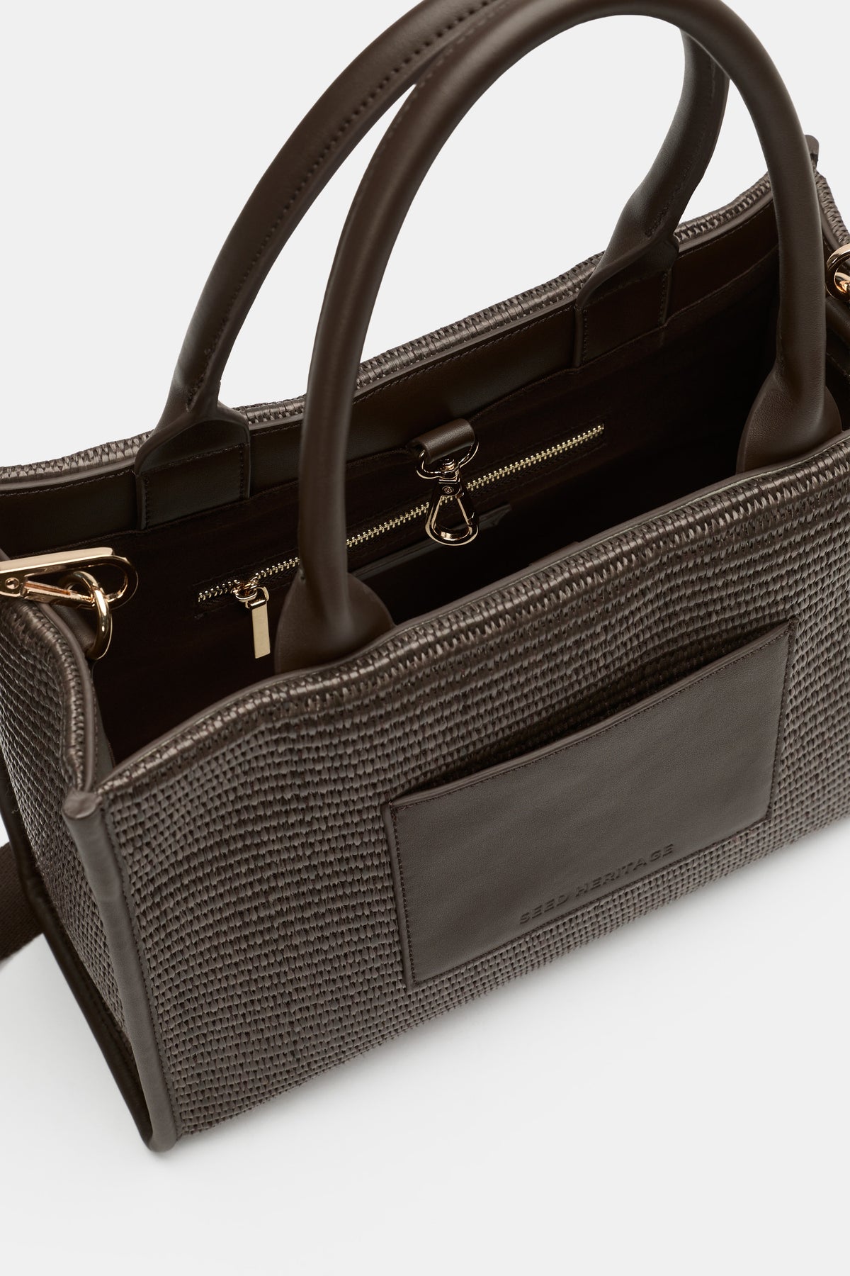 Structured Woven Mini Tote