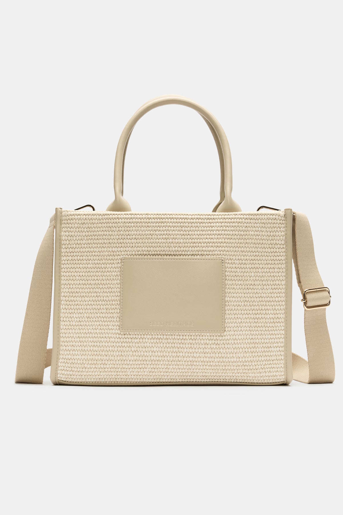 Structured Woven Mini Tote