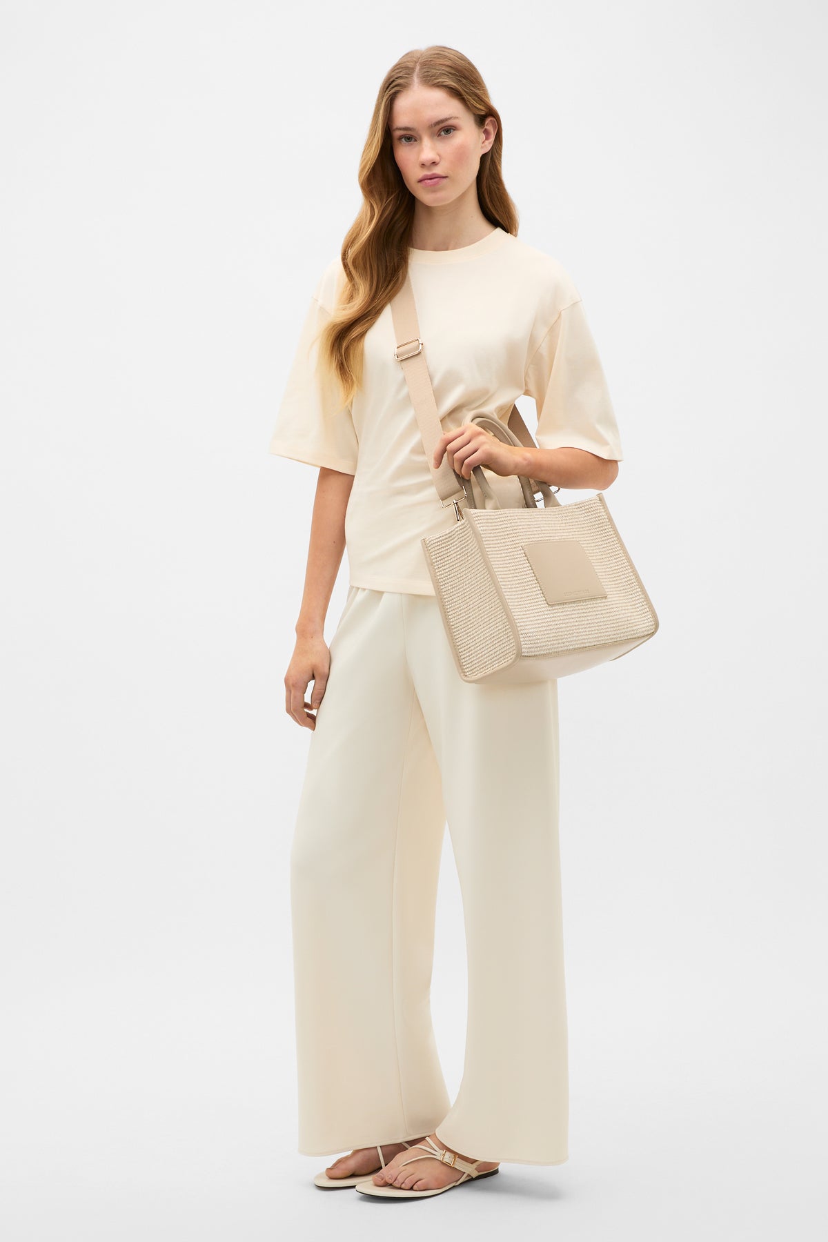 Structured Woven Mini Tote