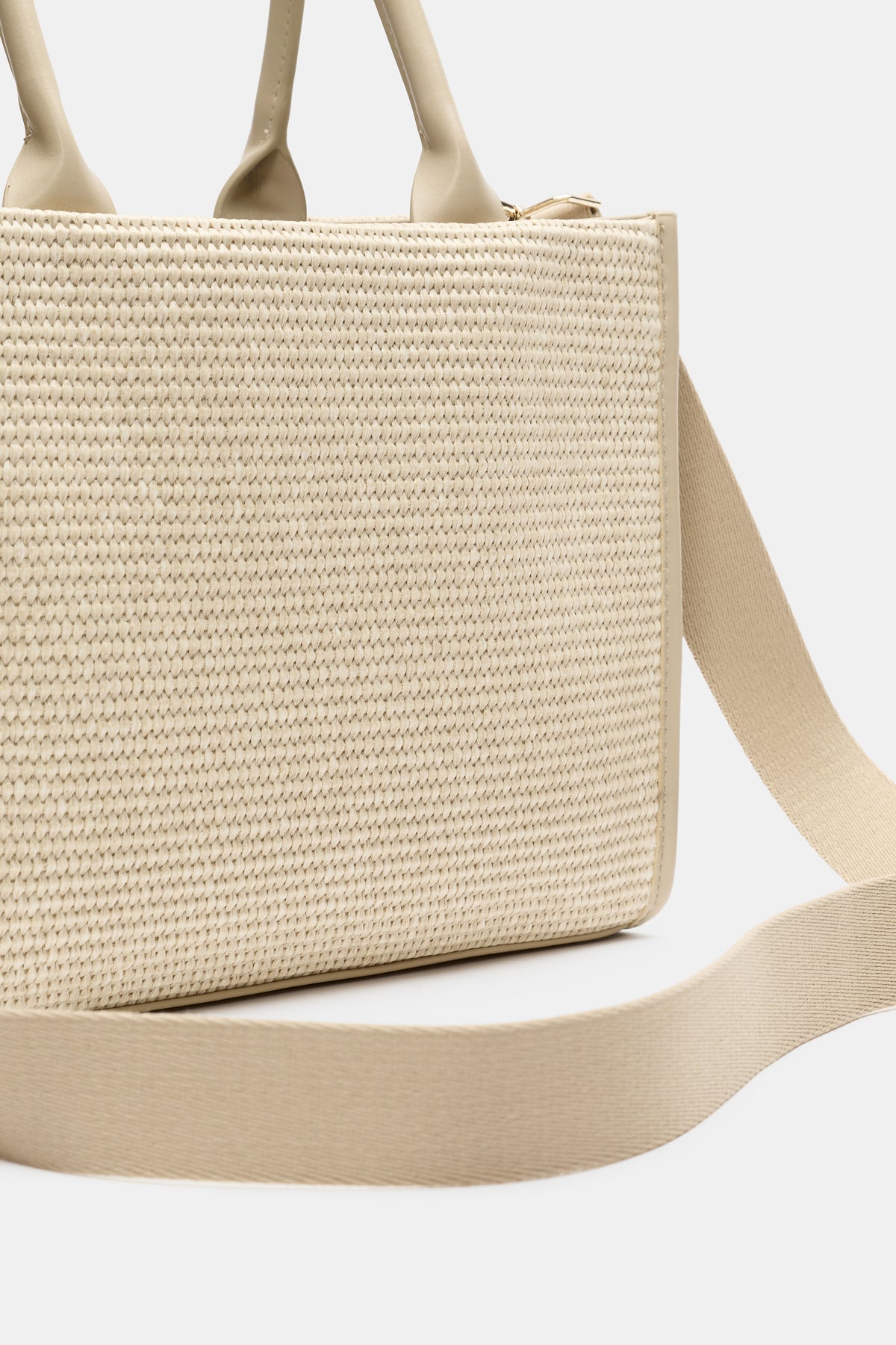 Structured Woven Mini Tote