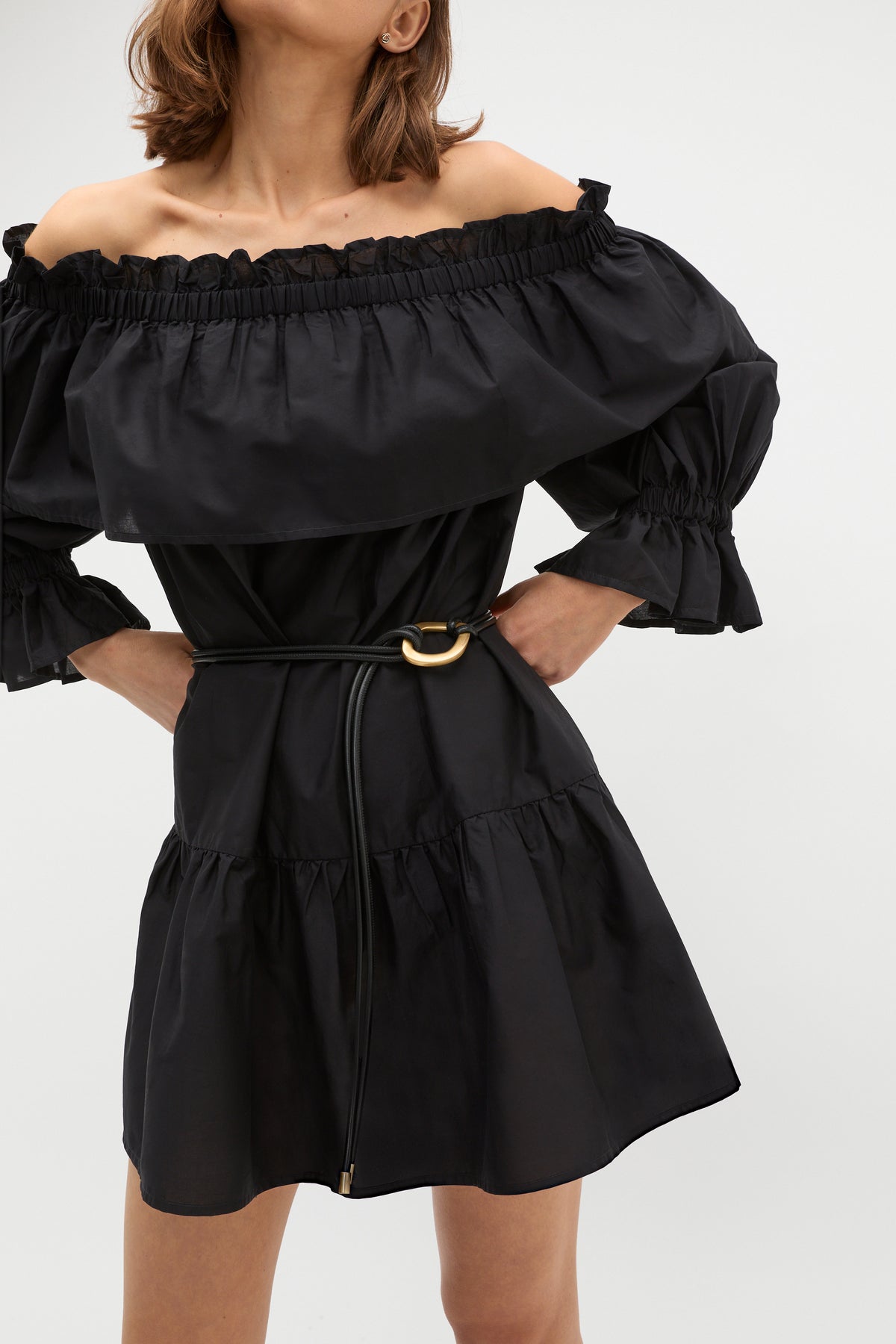 Stella Ring Detail Tubular Belt