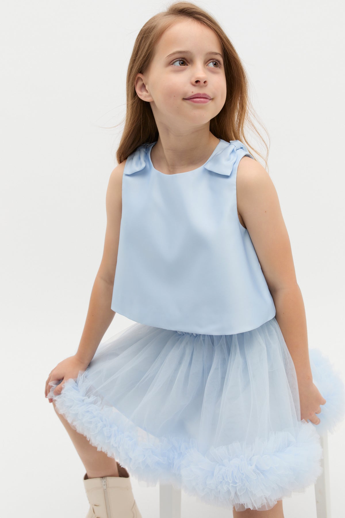 Satin Bow Top