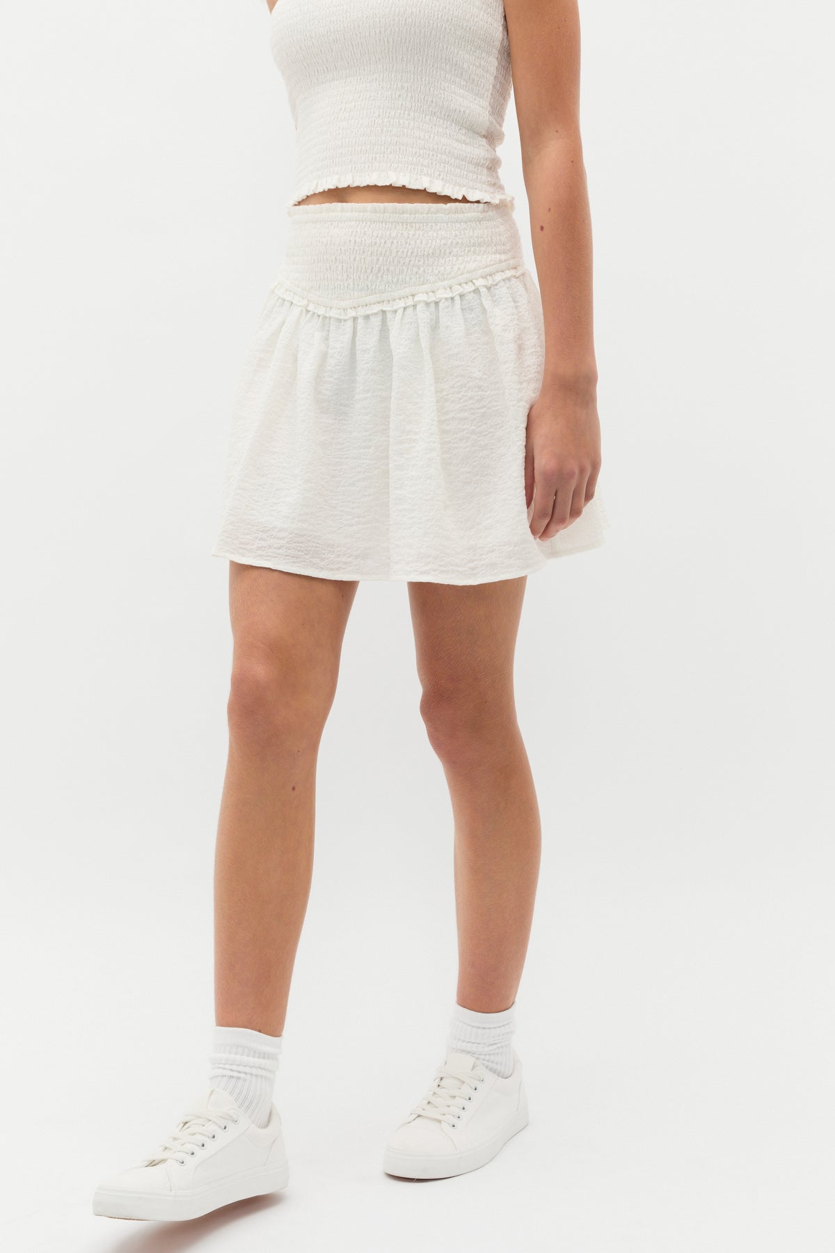 Shirred Skirt