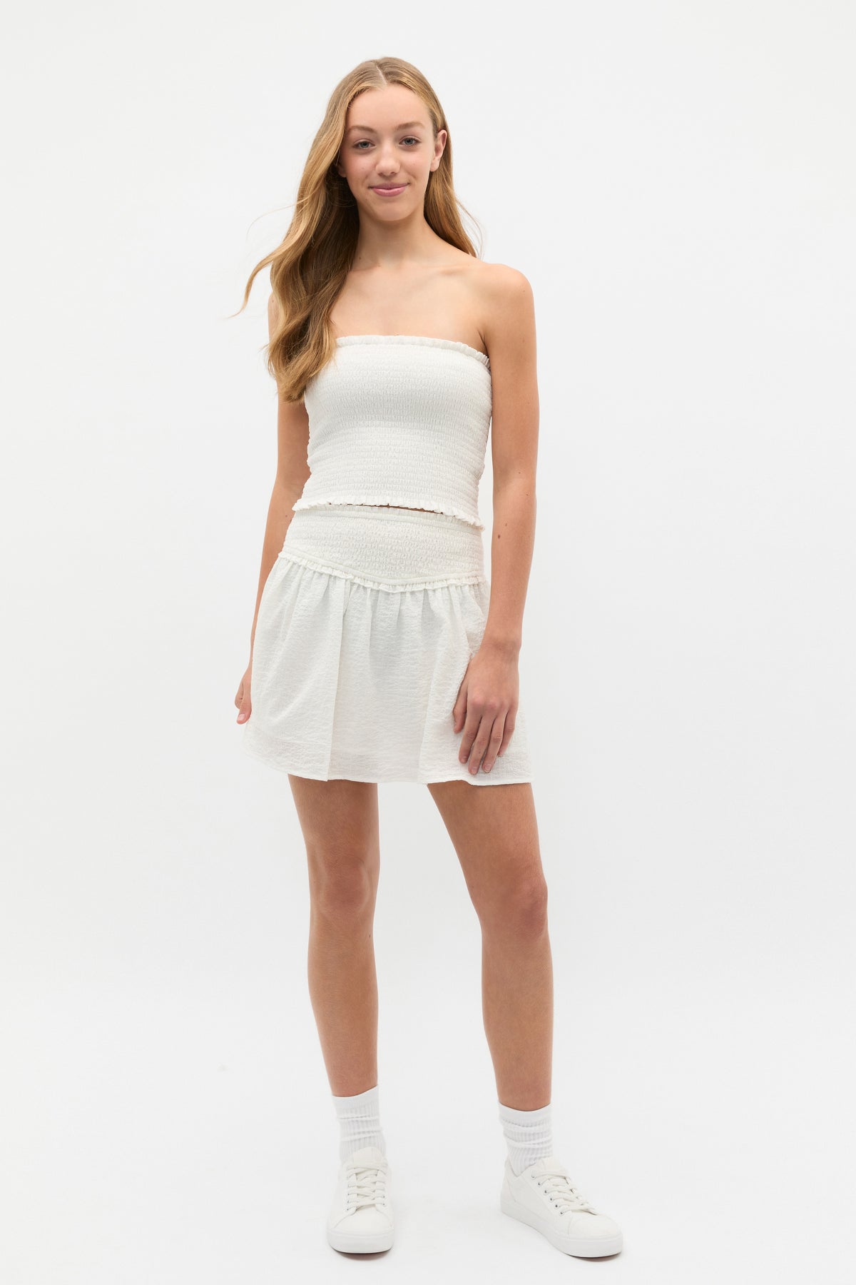 Shirred Skirt