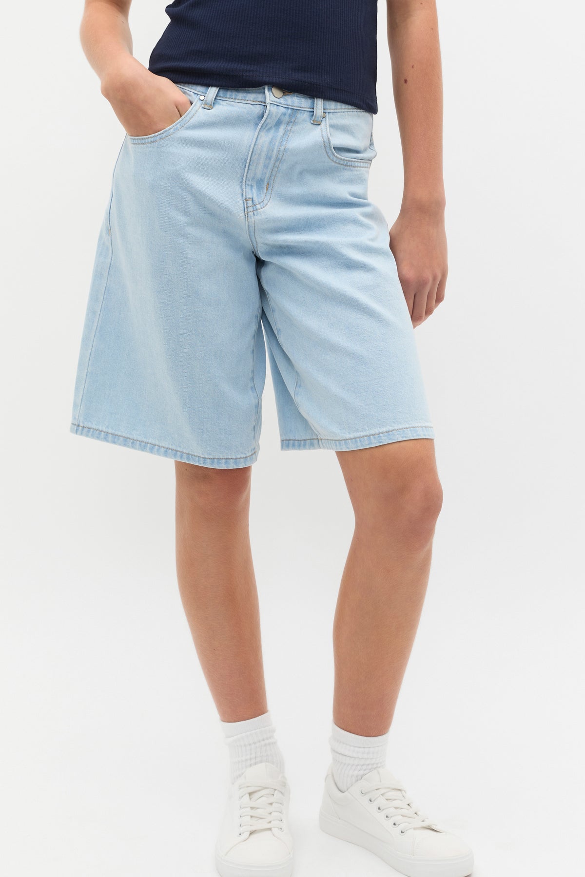 Longline Denim Short
