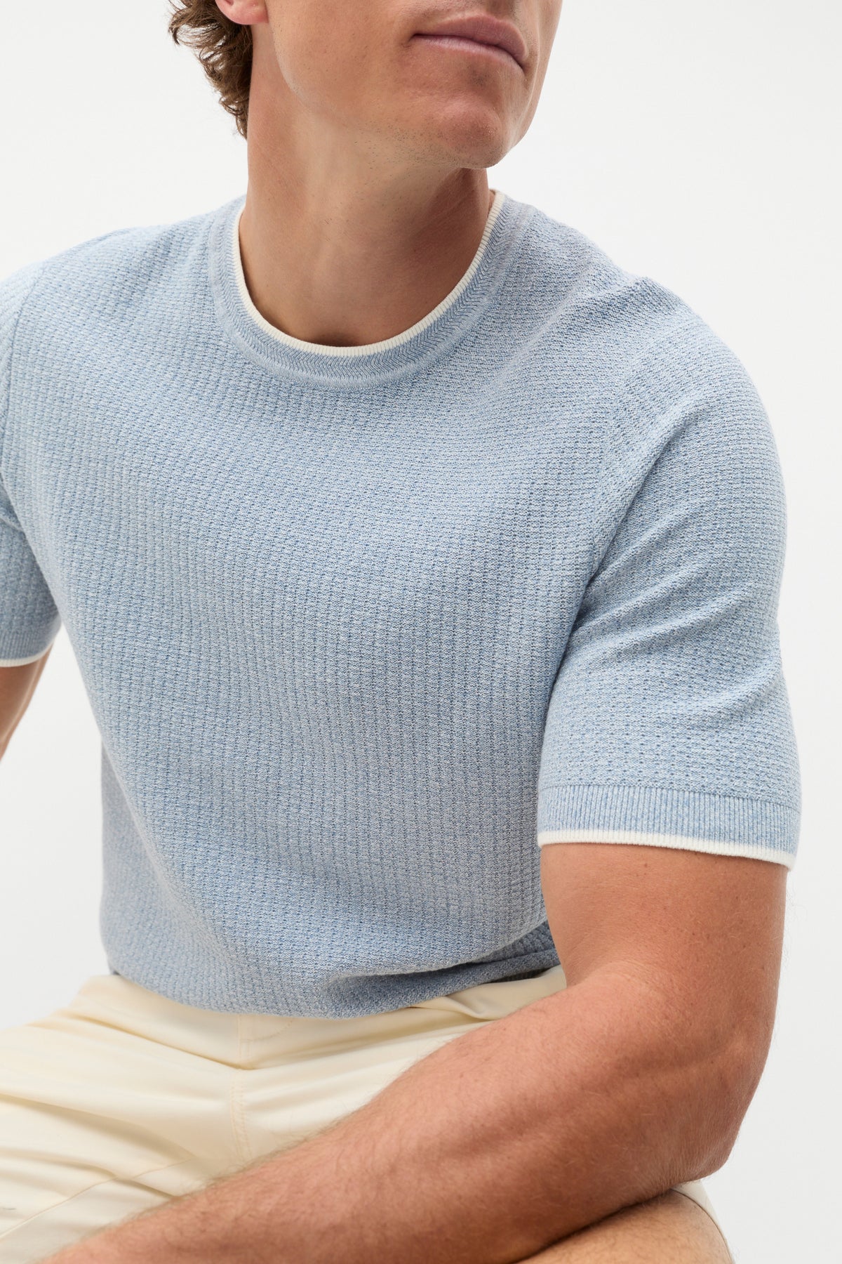 Twisted Yarn Knit Tee