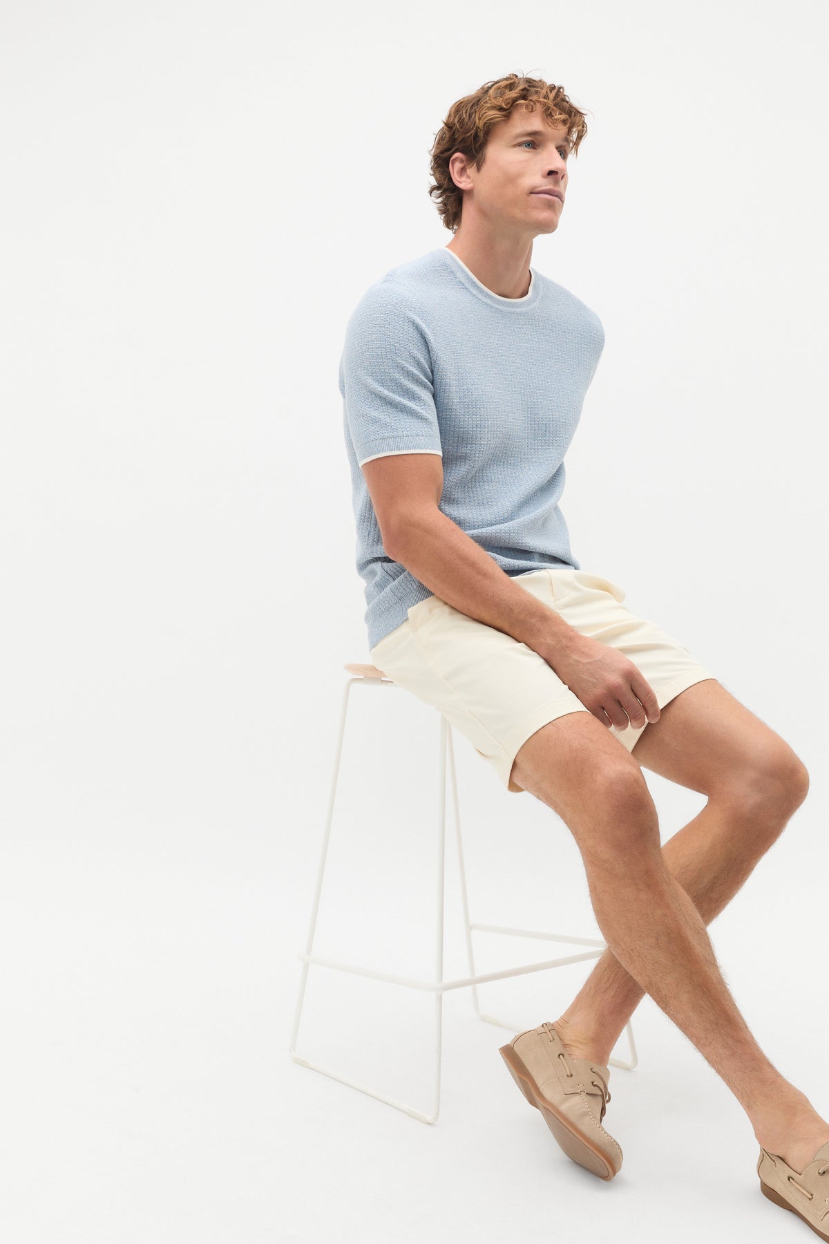Twisted Yarn Knit Tee