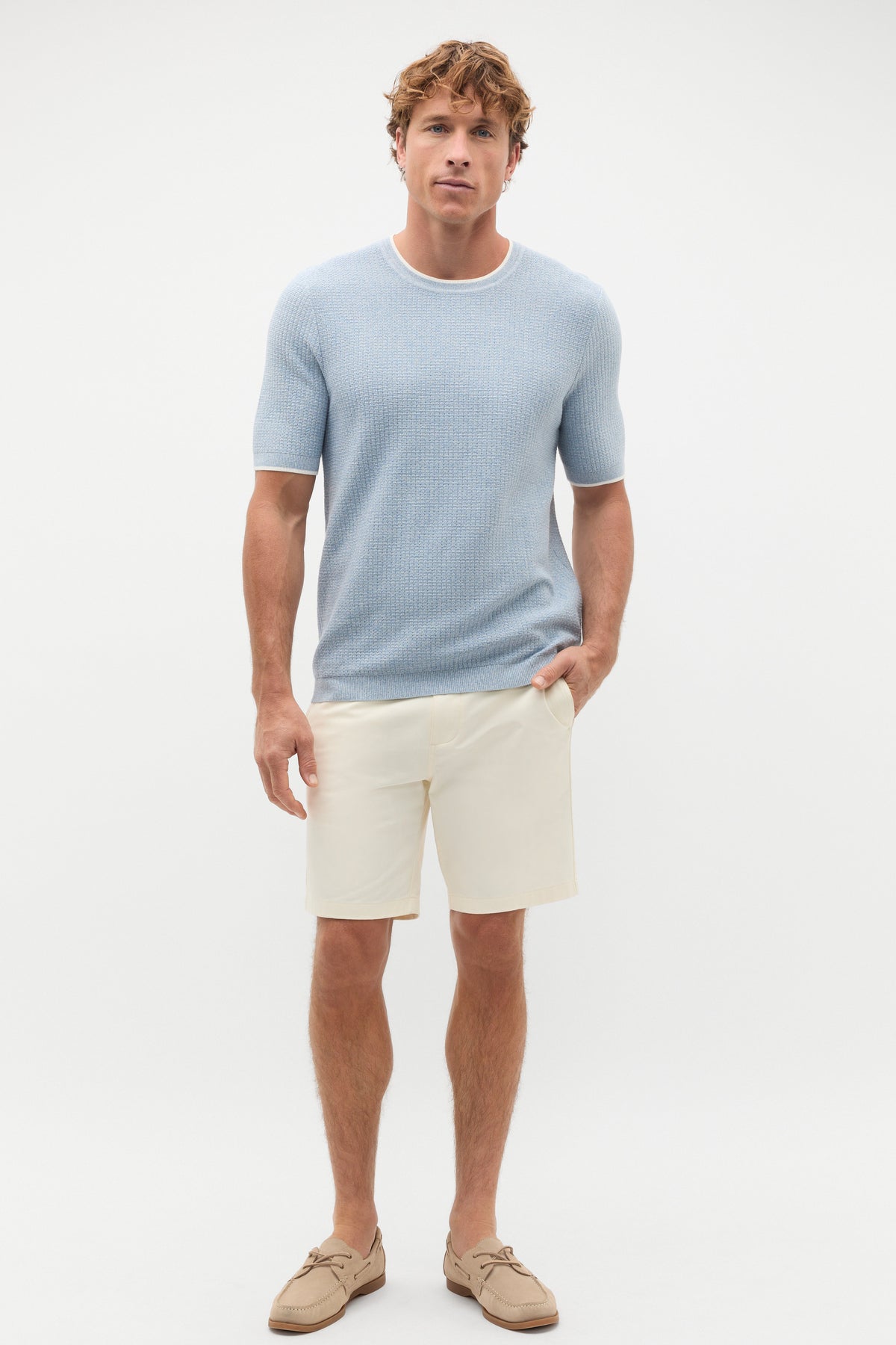 Twisted Yarn Knit Tee