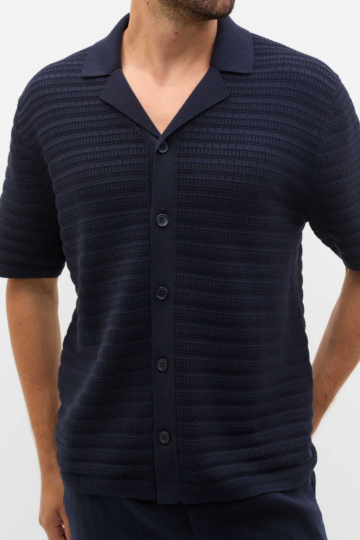 Patterned Knit Shirt