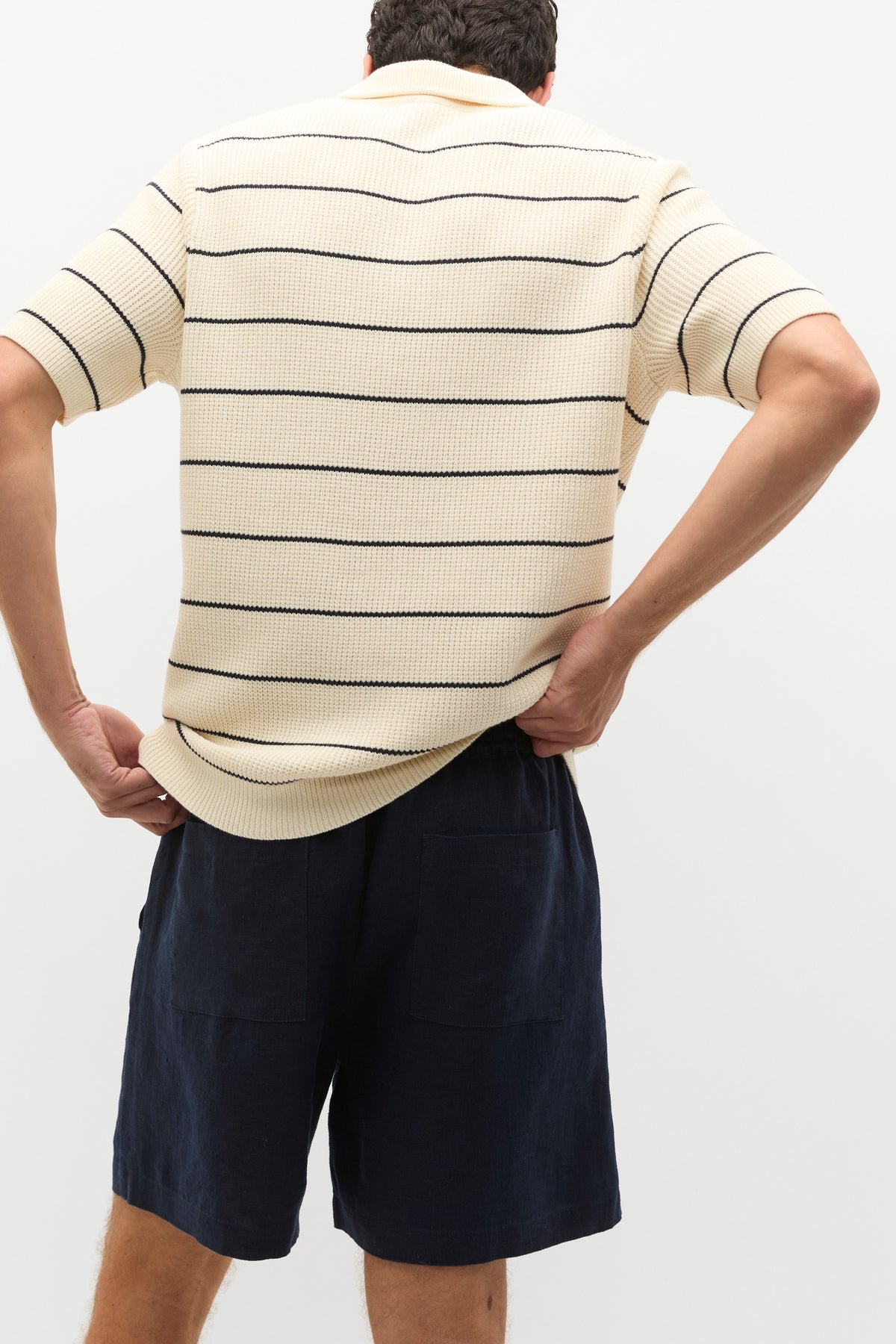 Linen Pullon Short