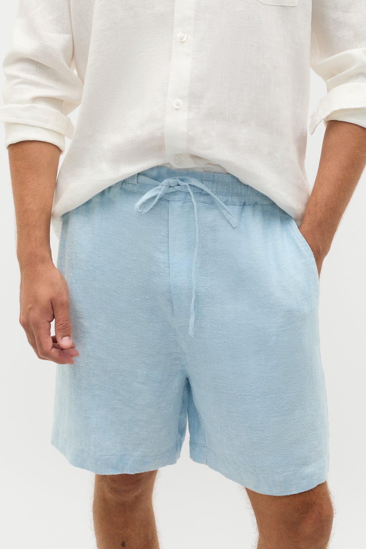 Linen Pullon Short