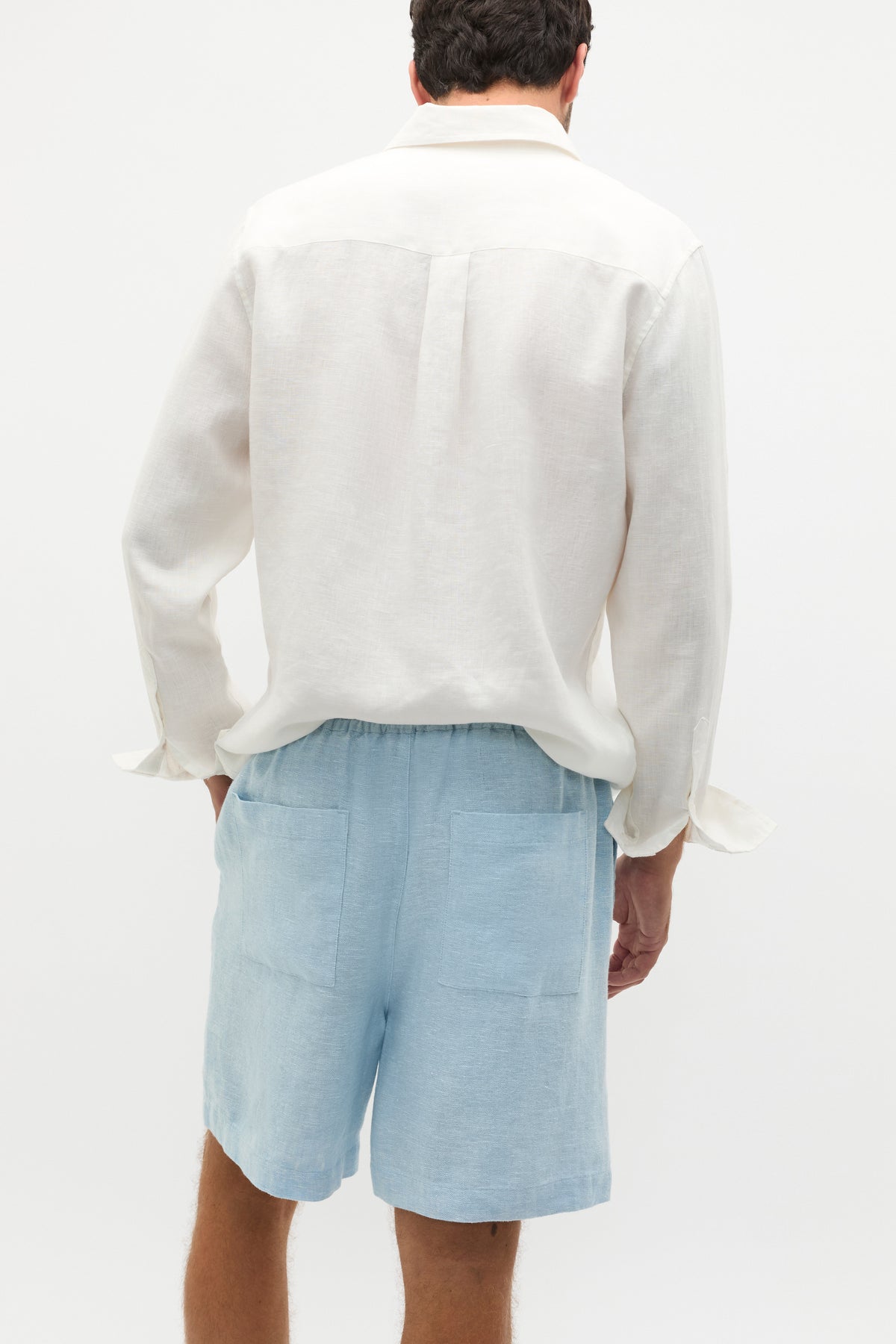 Linen Pullon Short