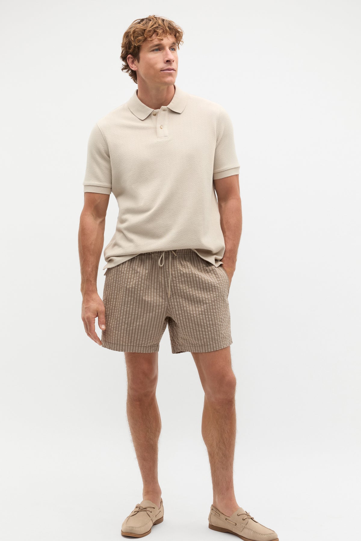 Seersucker Stripe Short