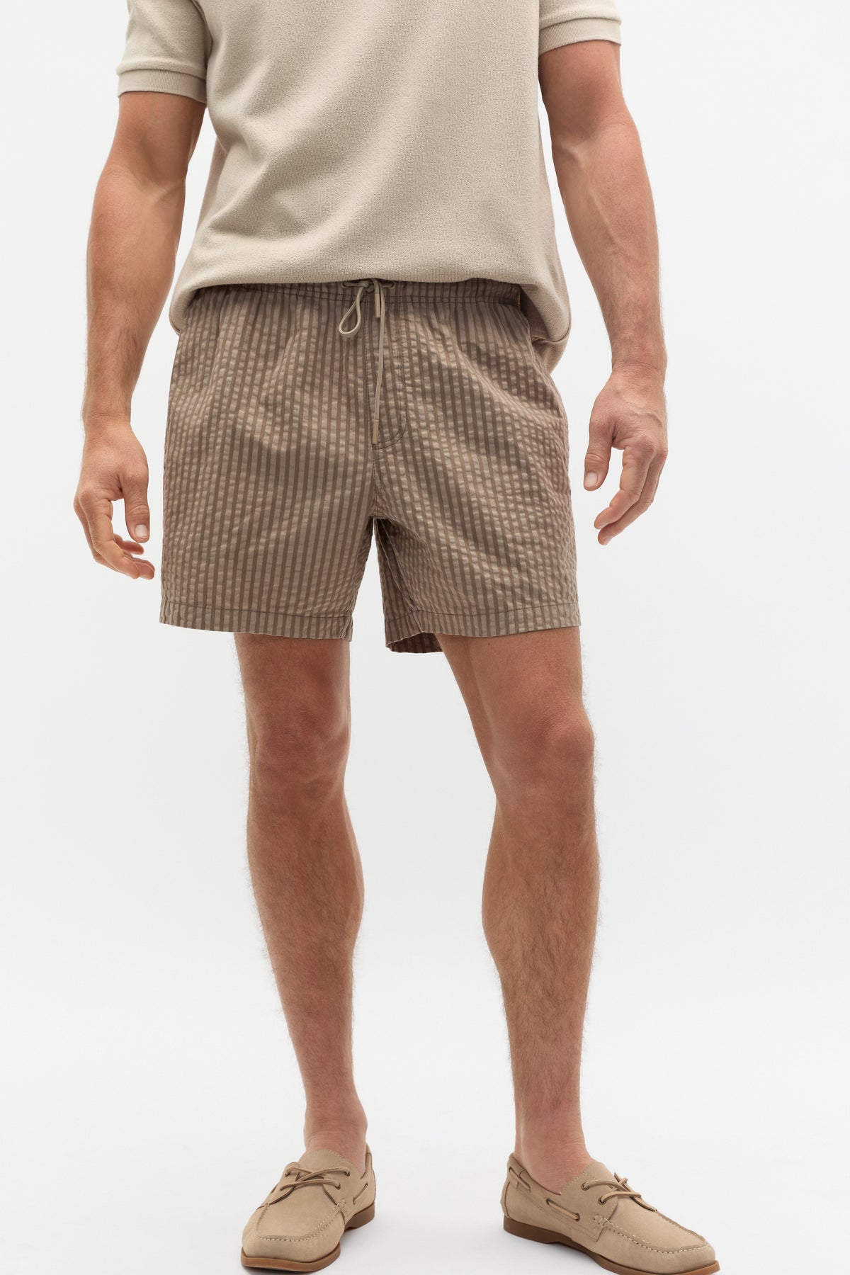 Seersucker Stripe Short