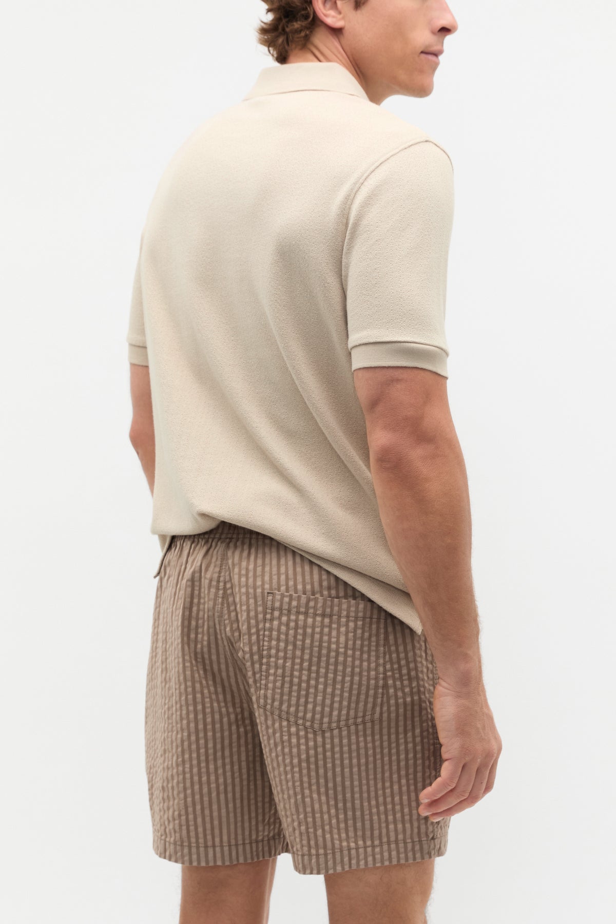 Seersucker Stripe Short