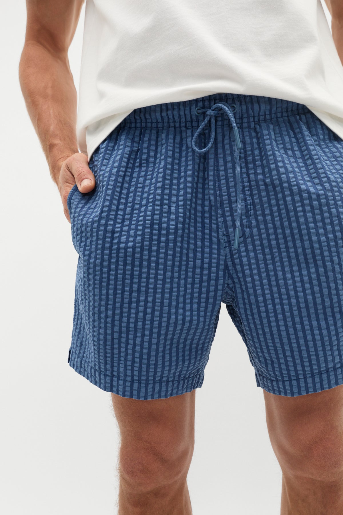 Seersucker Stripe Short