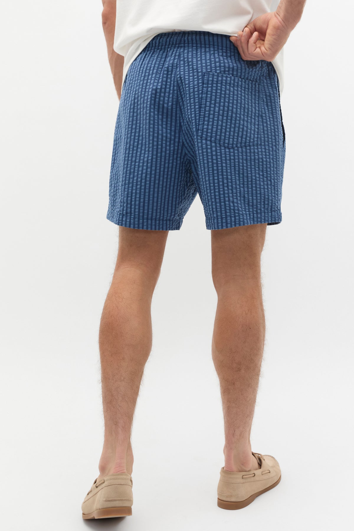 Seersucker Stripe Short