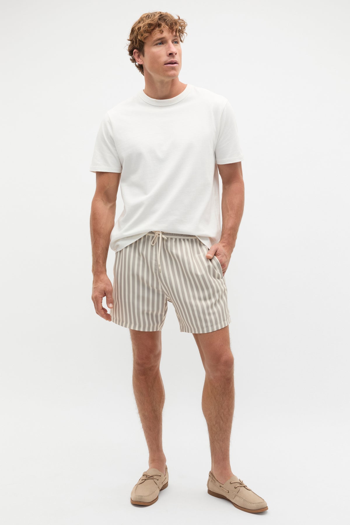 Stripe Swim Short
