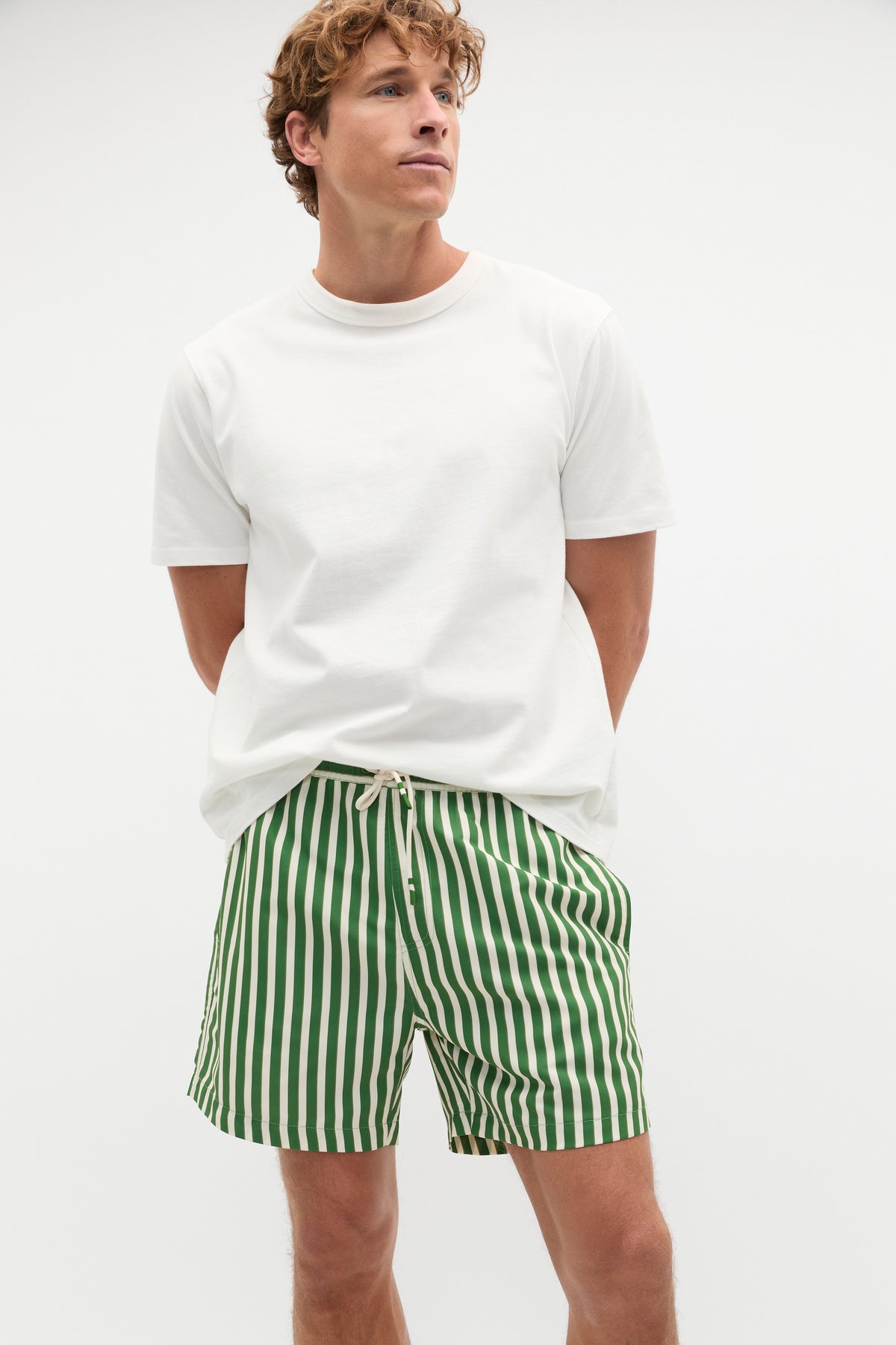 Stripe Swim Short