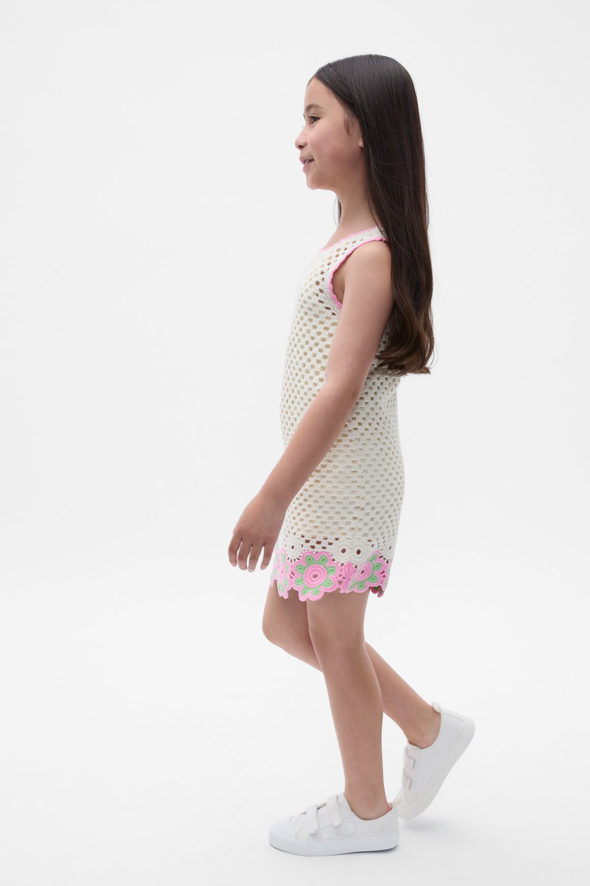 Floral Crochet Dress