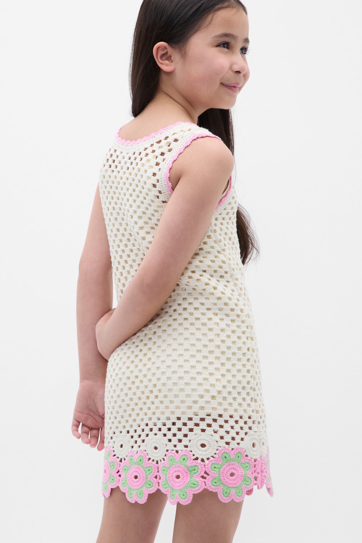Floral Crochet Dress