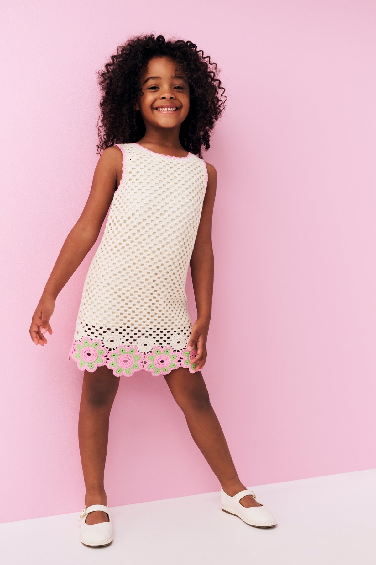 Floral Crochet Dress