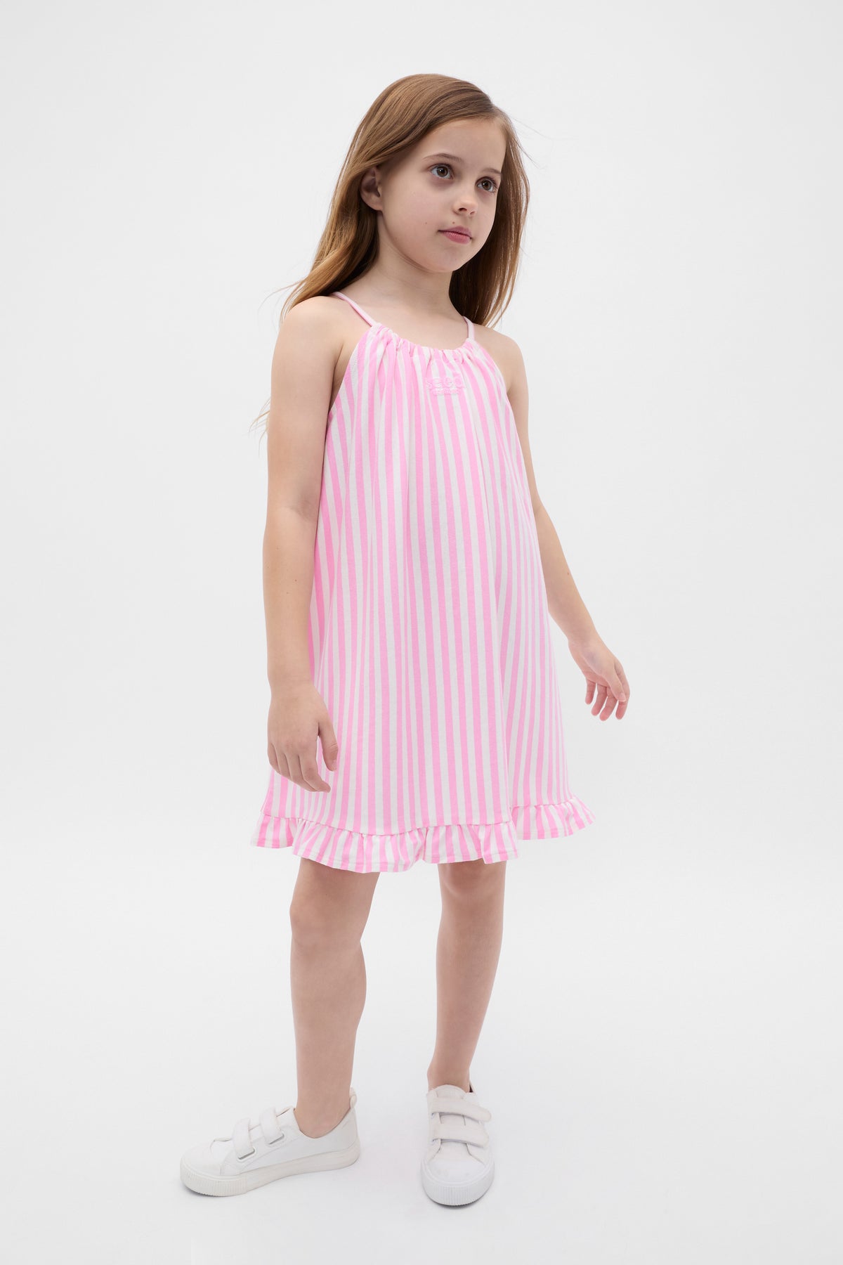 Stripe Logo Dress