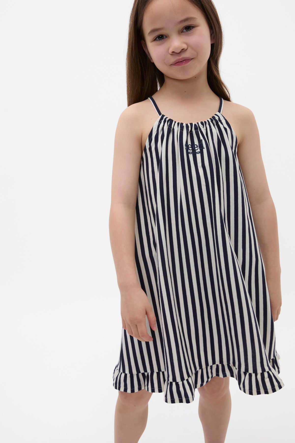 Stripe Logo Dress