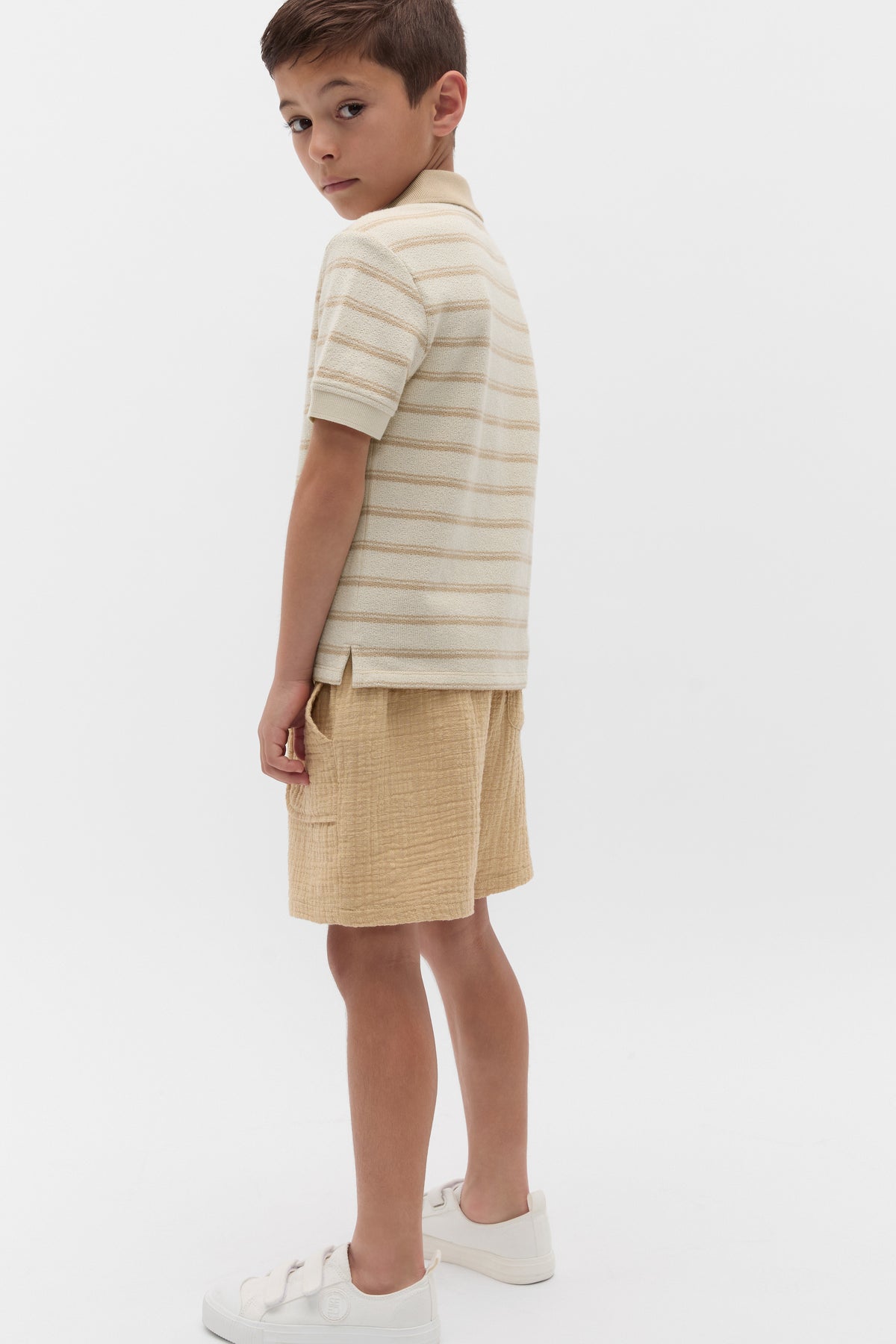 Boucle Knit Polo
