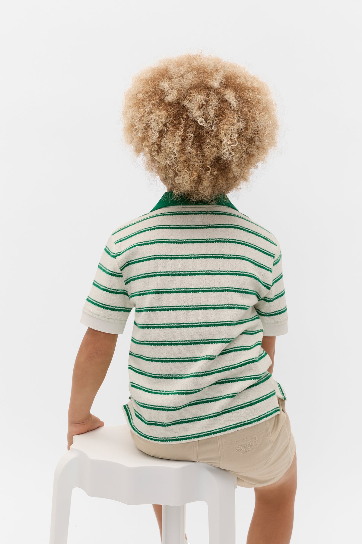 Boucle Knit Polo