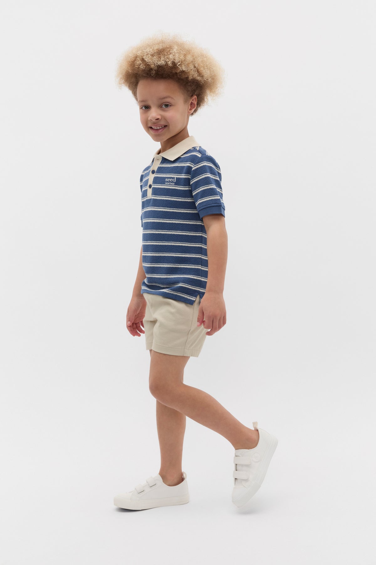 Boucle Knit Polo