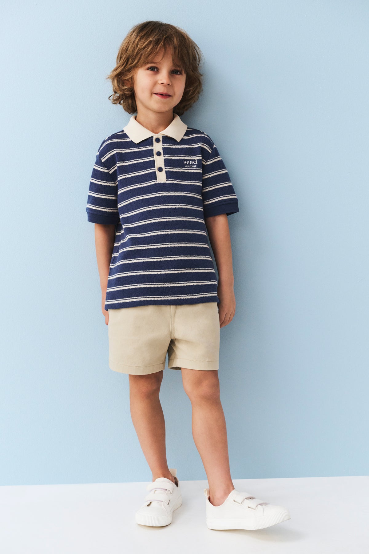 Boucle Knit Polo