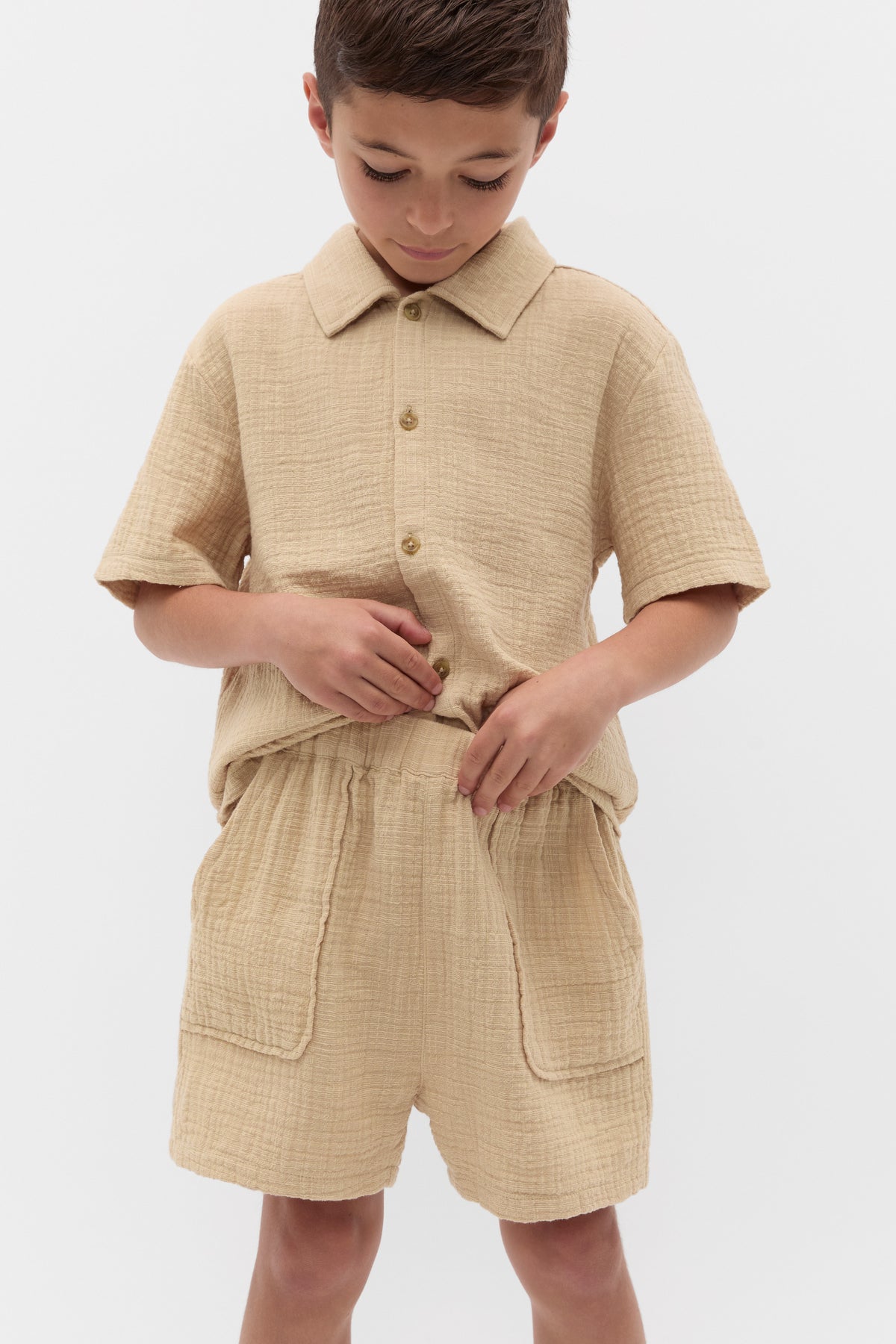Pull On Texture Short
