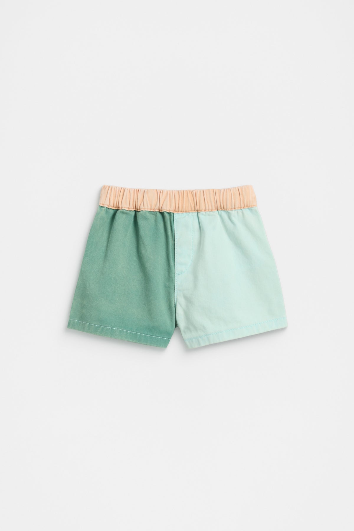 Colourblock Denim Short